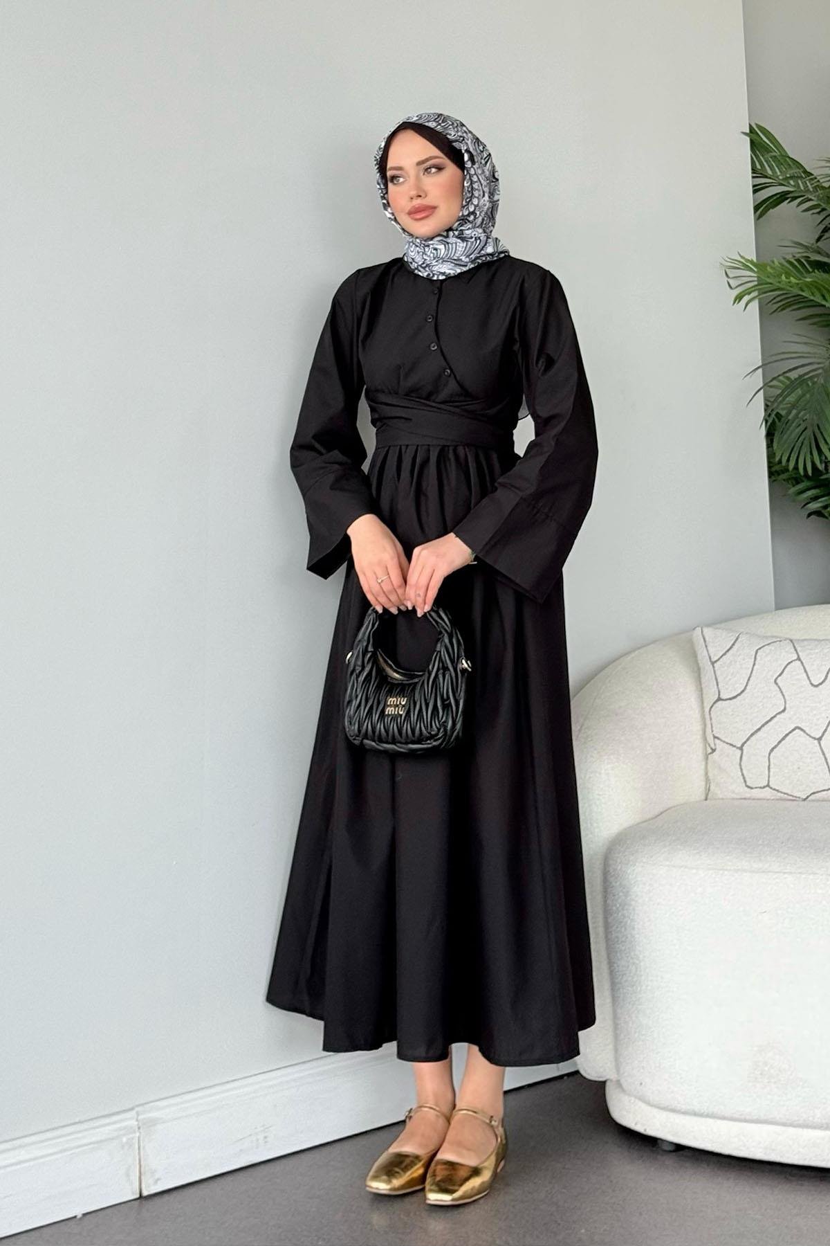 Pamela Elbise Siyah, Fiyatları Pamela Elbise Siyah- Haza Moda