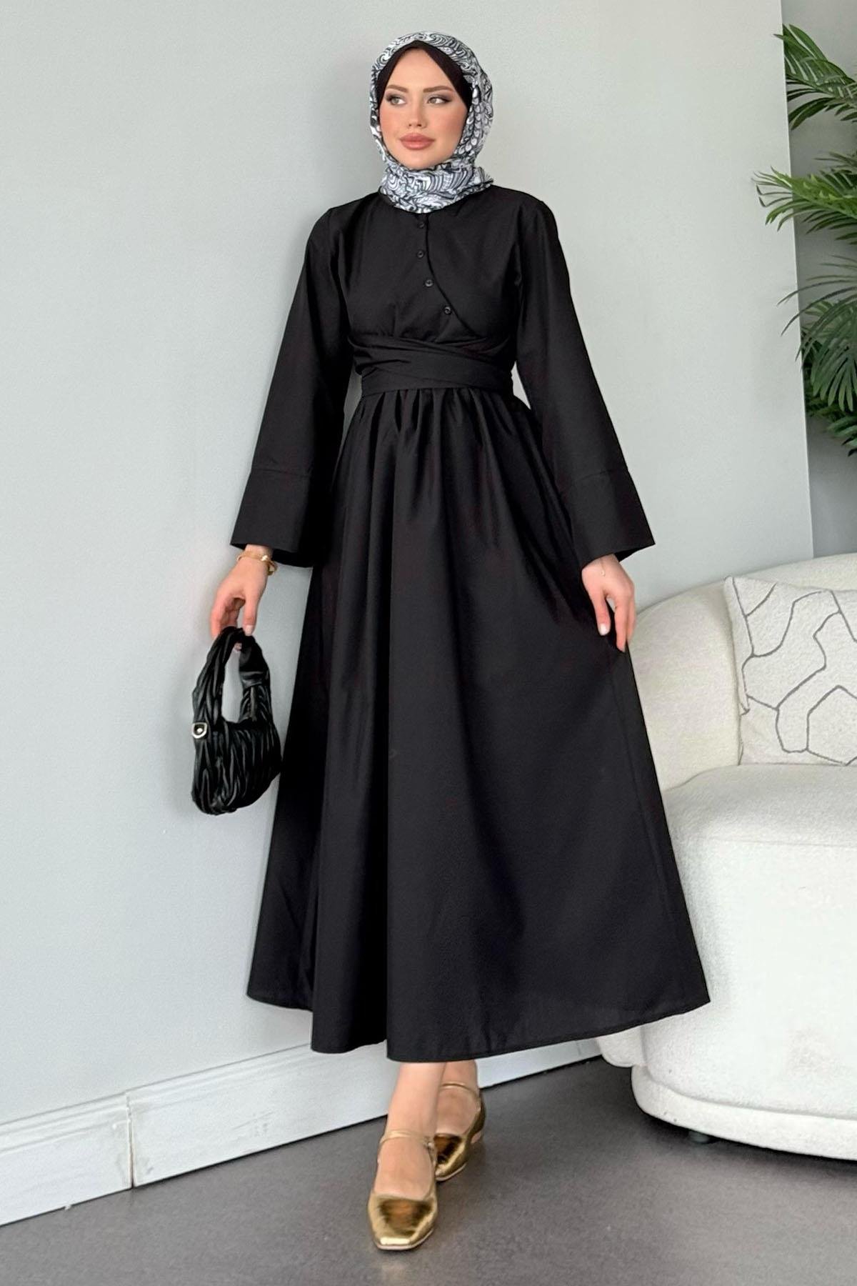 Pamela Elbise Siyah, Fiyatları Pamela Elbise Siyah- Haza Moda