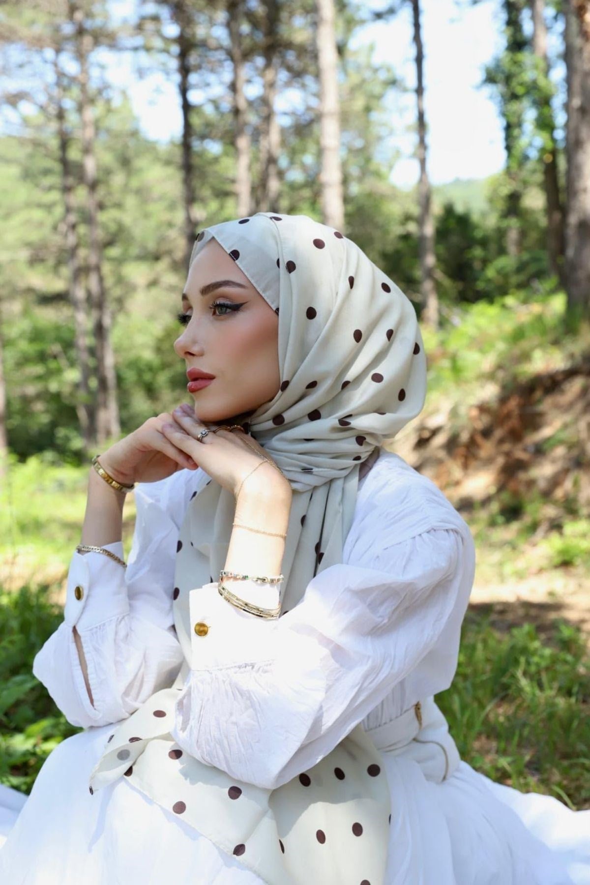 Pamuklu Puantiyeli Şal Bej, Fiyatları 