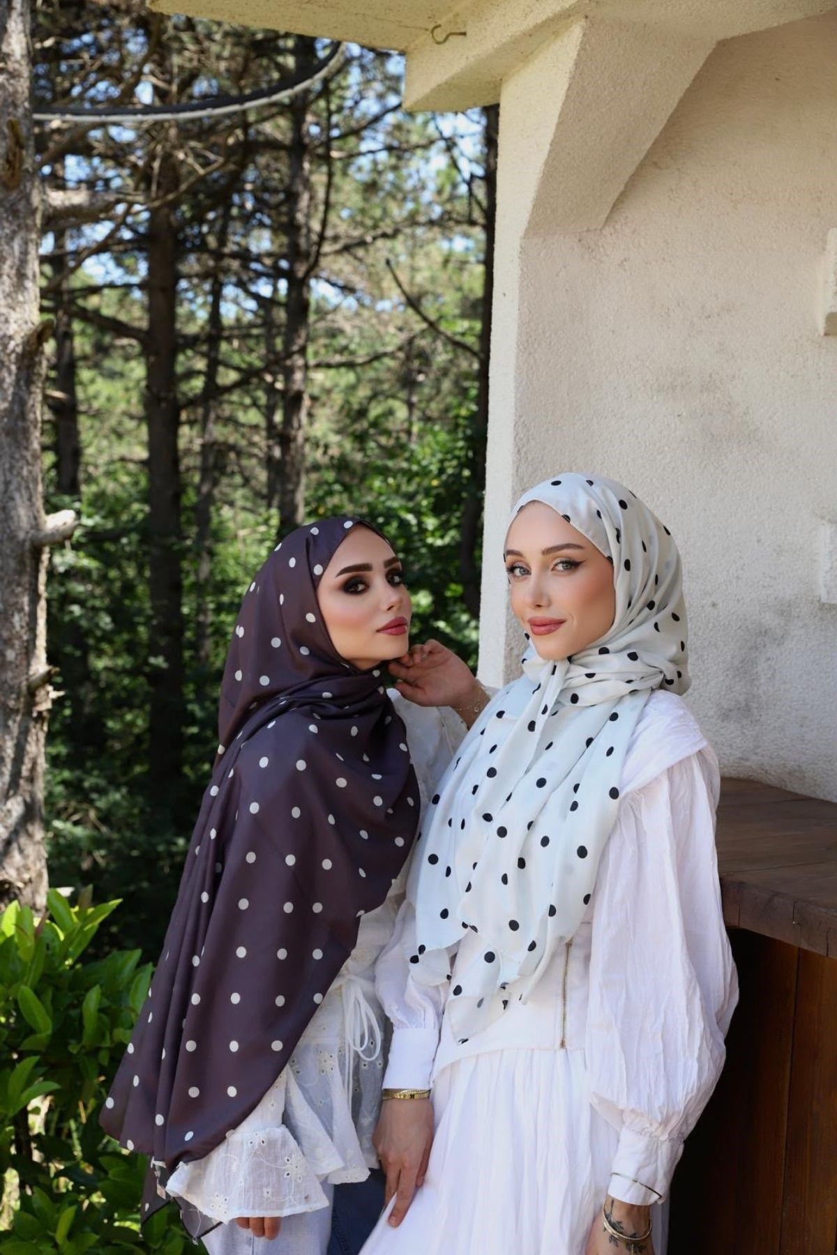 Pamuklu Puantiyeli Şal Beyaz , Fiyatları Pamuklu Puantiyeli Şal Beyaz | Haza Moda