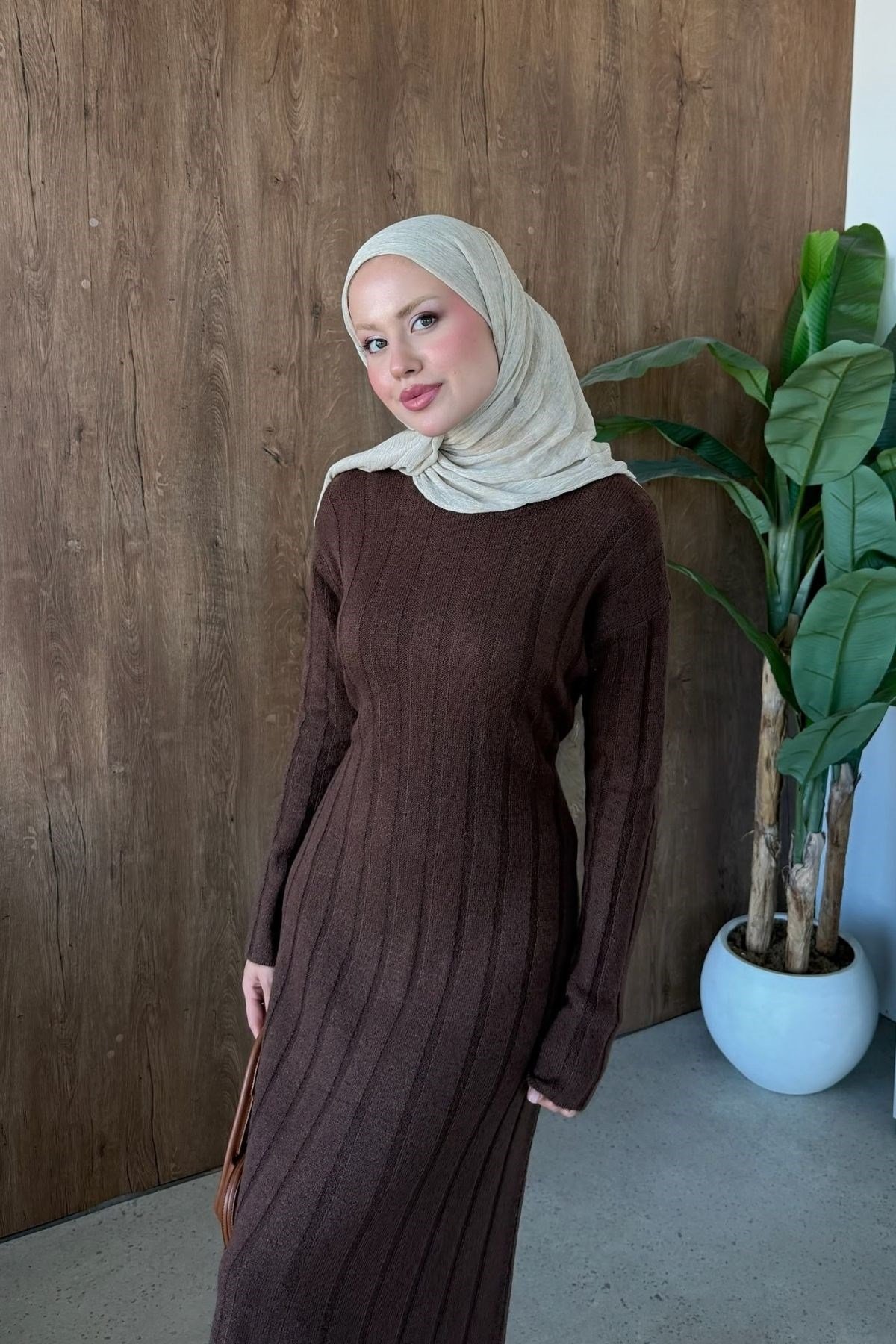 Panter Fitili Elbise Kahve, Fiyatları 
