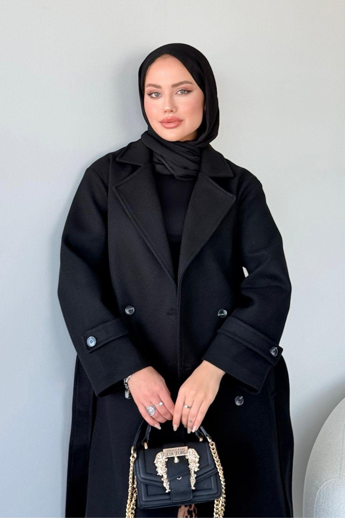 Paris Kaşe Kaban Siyah, Fiyatları 