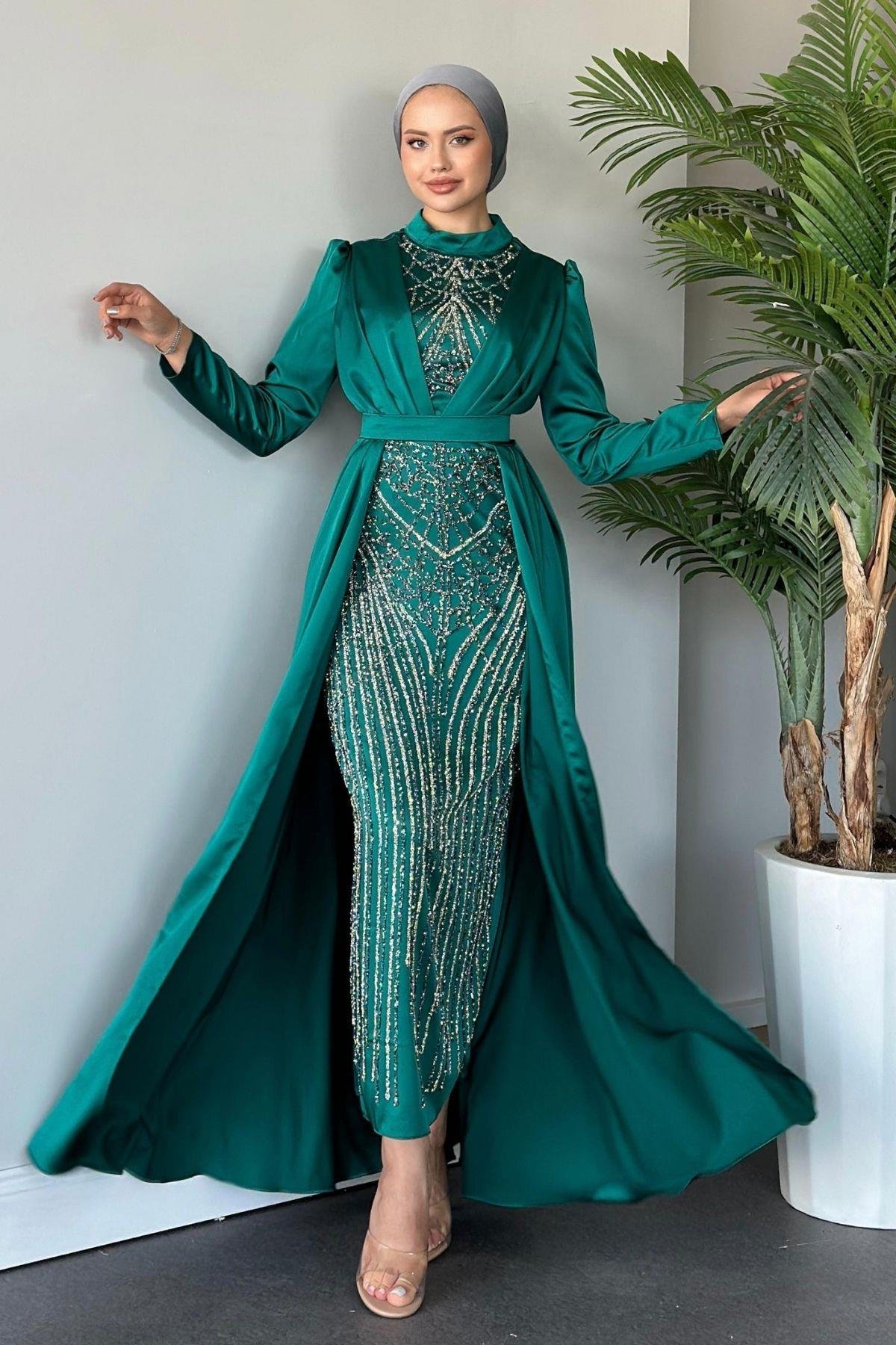 Pelerinli Abiye Zümrüt, Fiyatları 