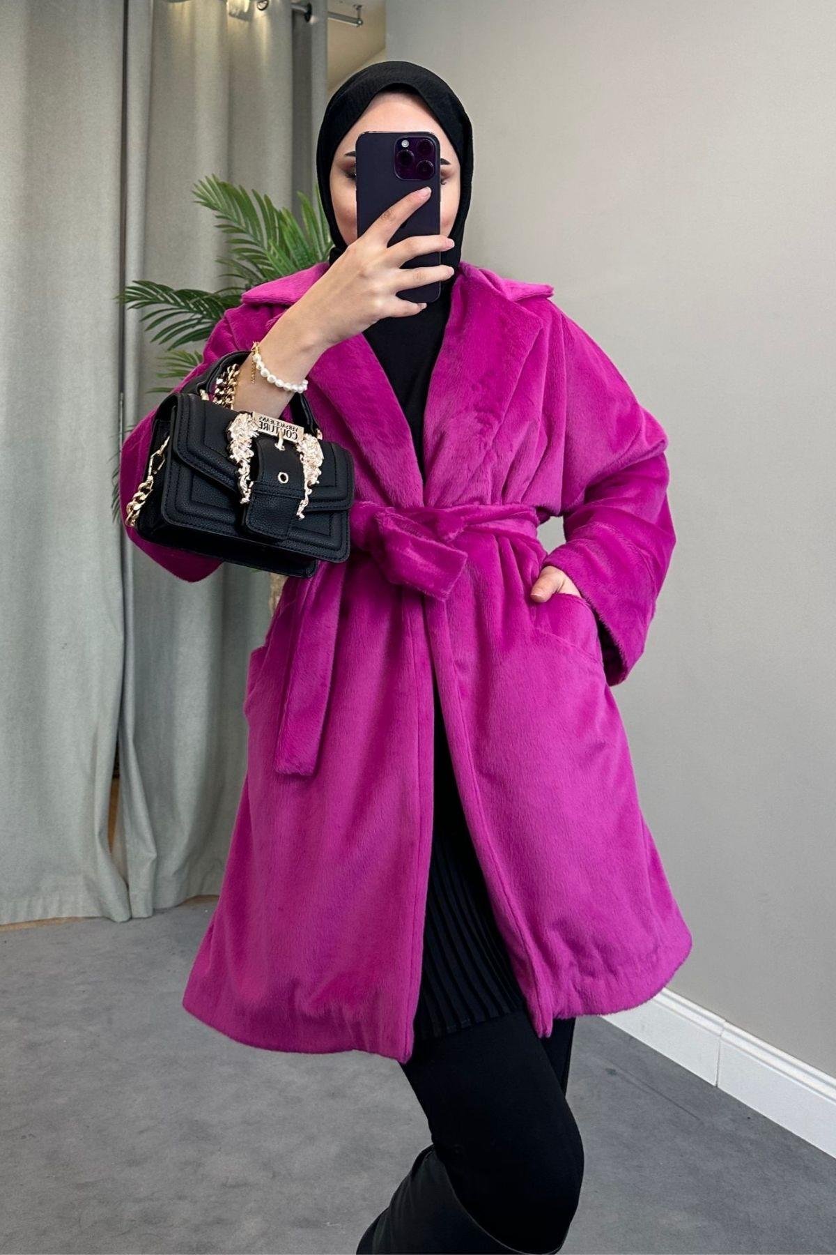 Plush Coat Fuchsia, Fiyatları 