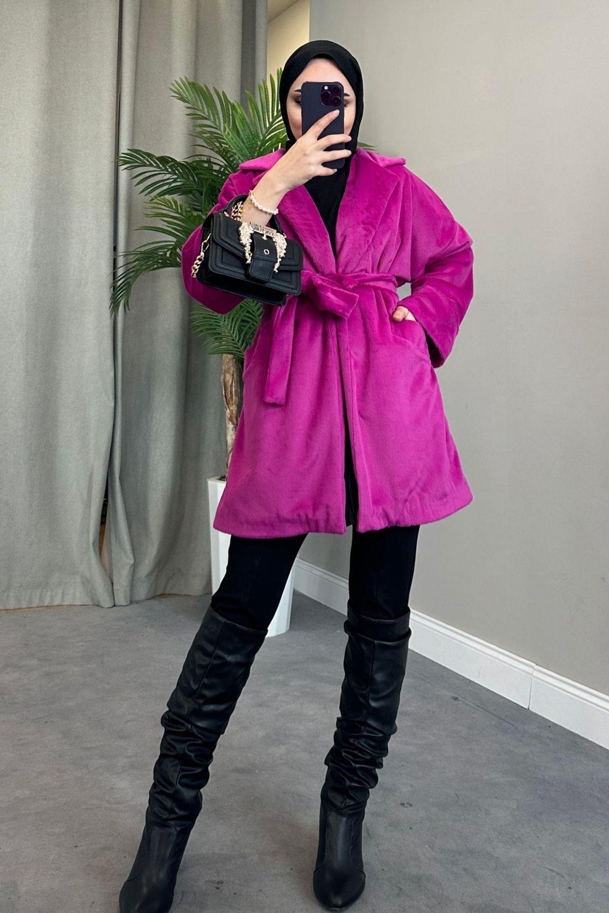 Plush Coat Fuchsia, Fiyatları 