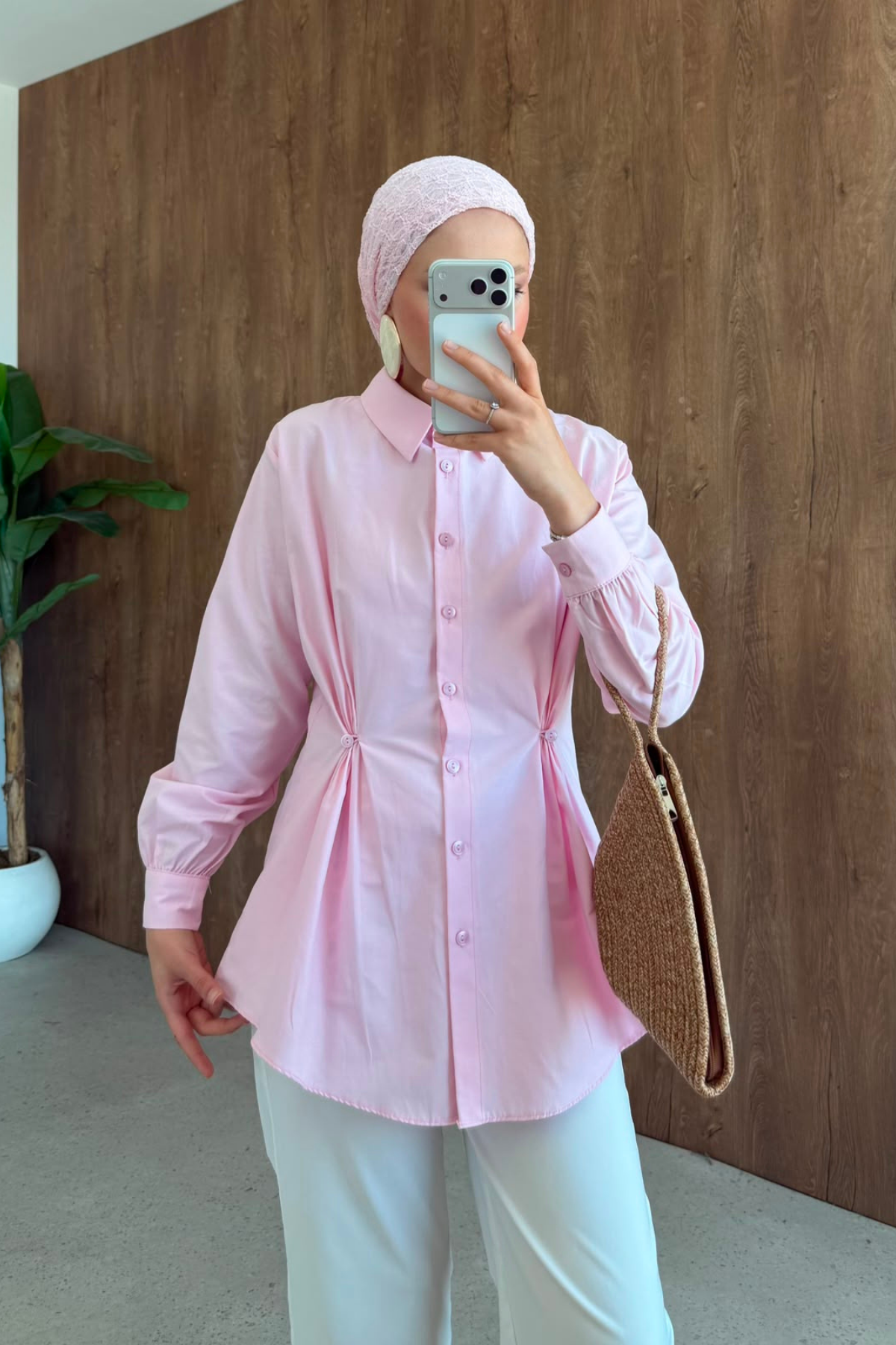 Pens Düğmeli Gömlek Pembe, Fiyatları 