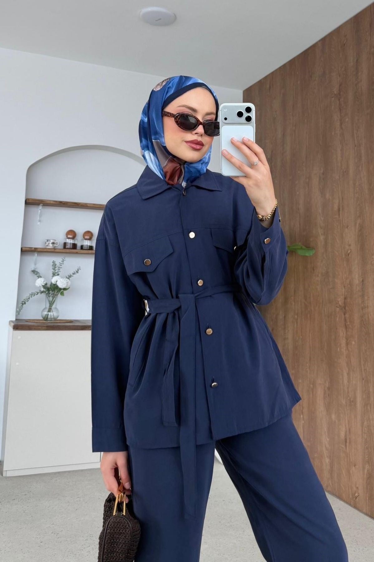 Peri Pantolonlu Modal Takım Lacivert, Fiyatları 