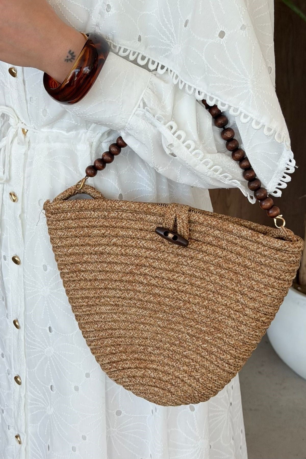 Piccolo Handmade Boncuk Dty Çanta Camel, Fiyatları Piccolo Handmade Boncuk Dty Çanta Camel| Haza Moda