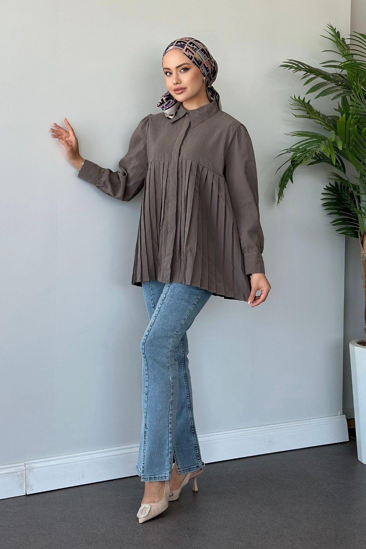 Pinterest Gömlek Antrasit, Fiyatları 