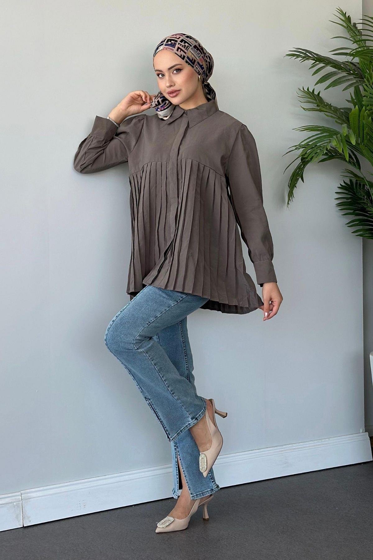 Pinterest Gömlek Antrasit, Fiyatları 