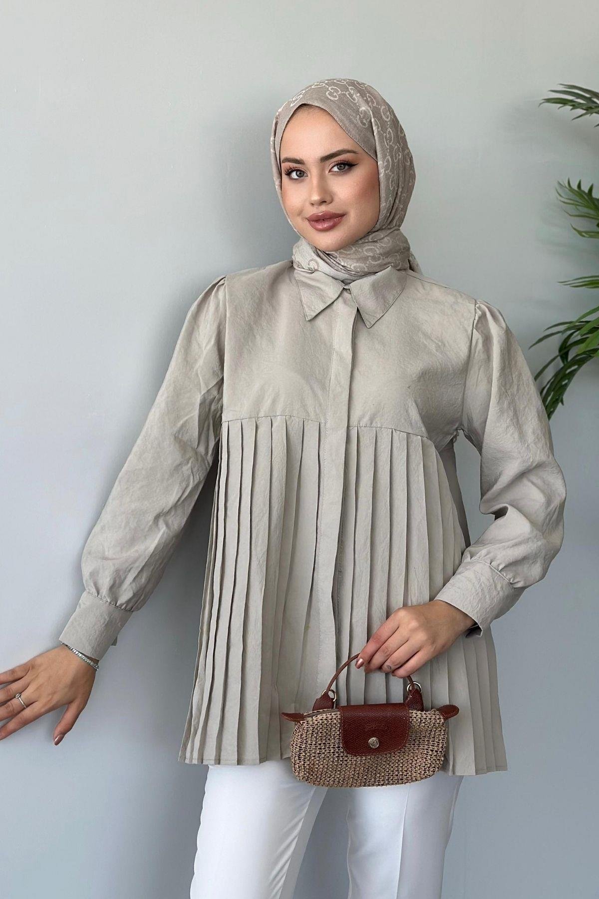 Pinterest Gömlek Bej, Fiyatları 