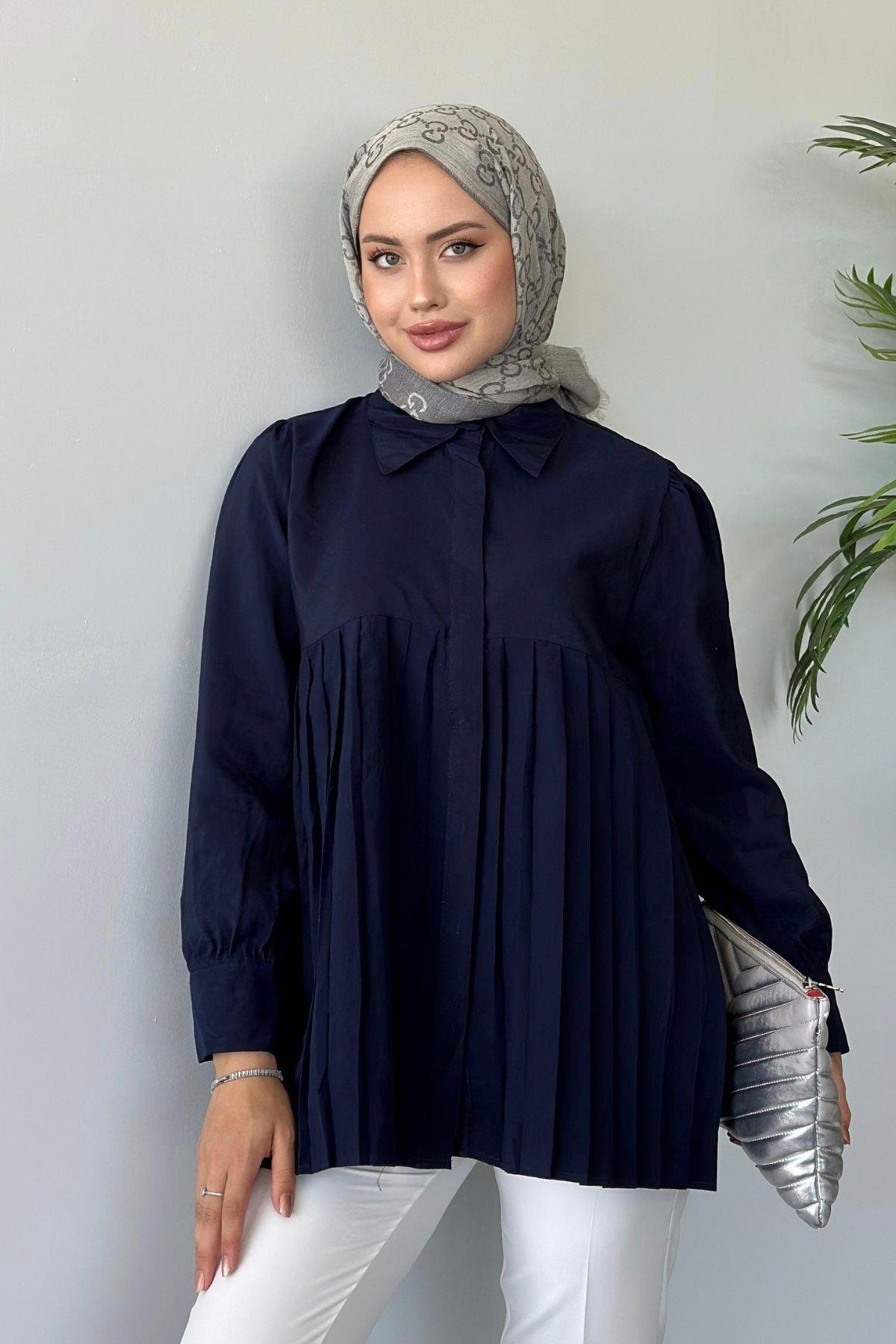 Pinterest Gömlek Lacivert, Fiyatları 