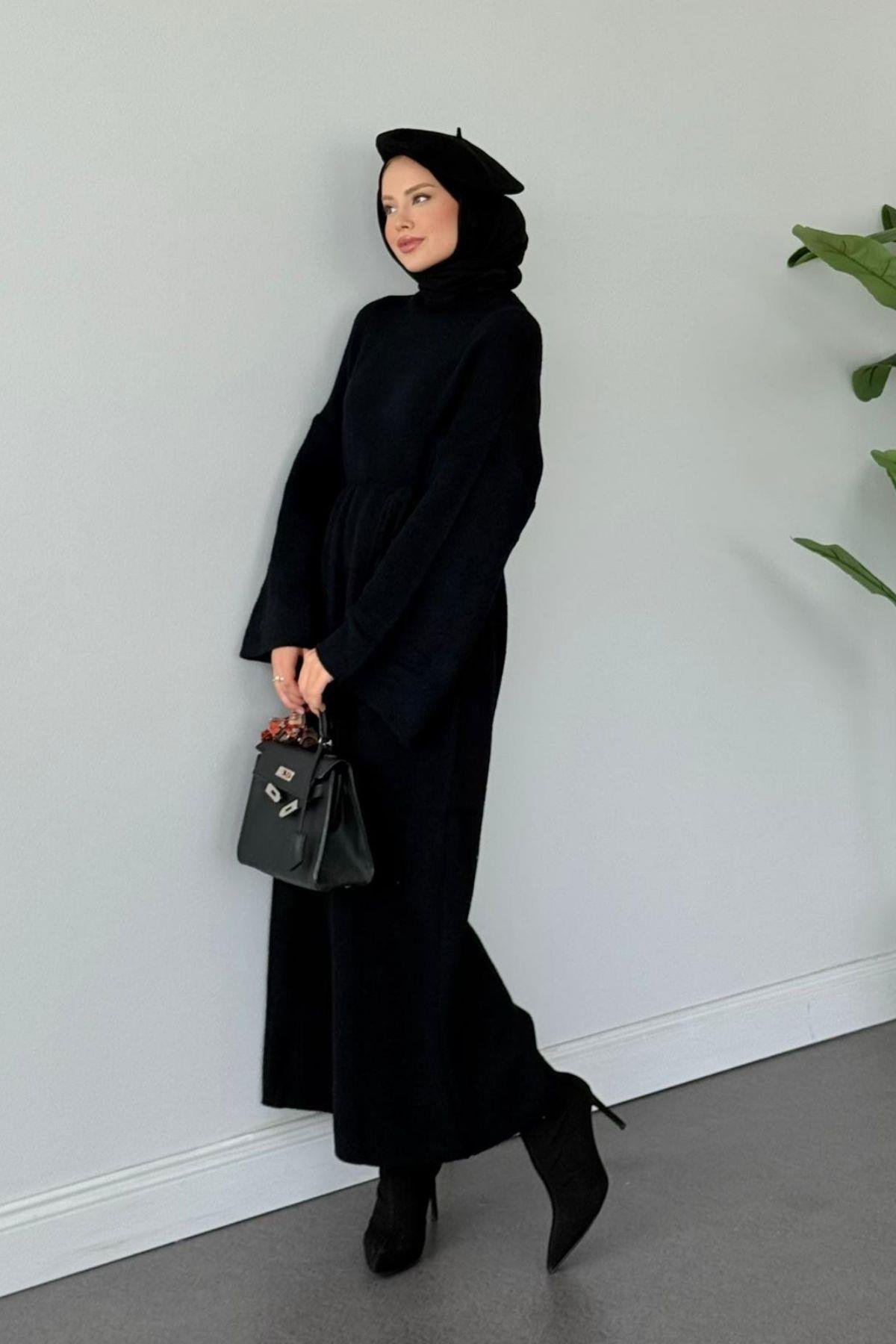 Pinterest Yumoş Elbise Siyah, Fiyatları Pinterest Yumoş Elbise Siyah- Haza Moda