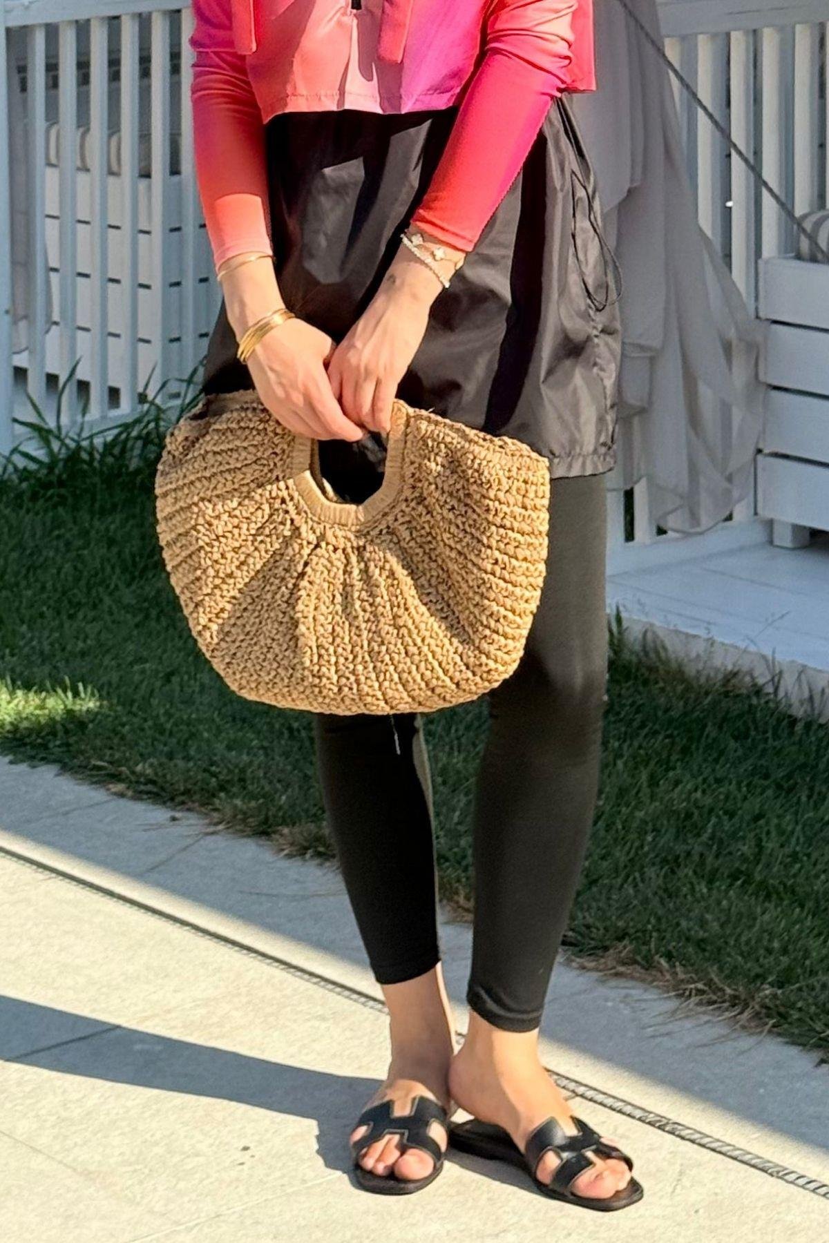 Plaj Çantası Camel, Fiyatları Plaj Çantası Camel- Haza Moda 