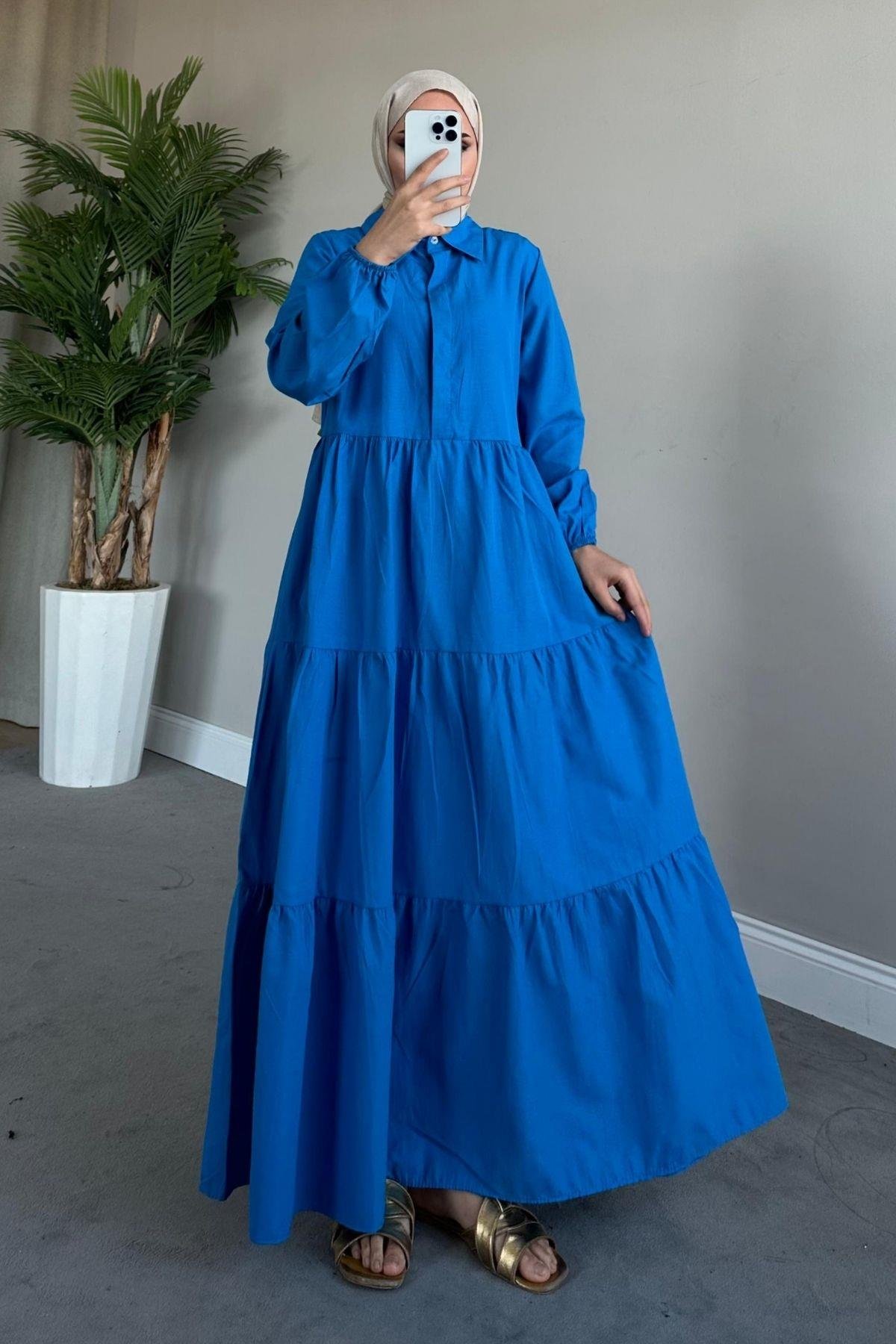 Poplin Elbise Saks, Fiyatları 