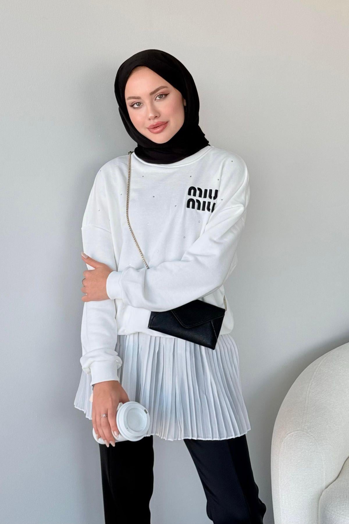 Premium Muadil Sweat Beyaz, Fiyatları 