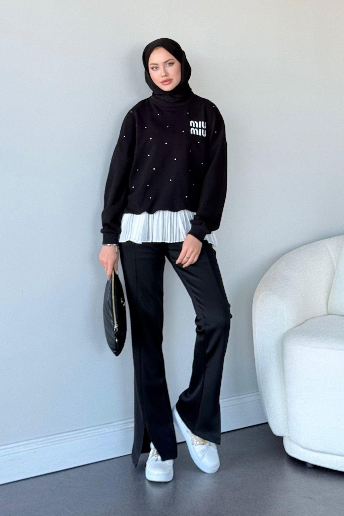 Premium Muadil Sweat Siyah, Fiyatları 