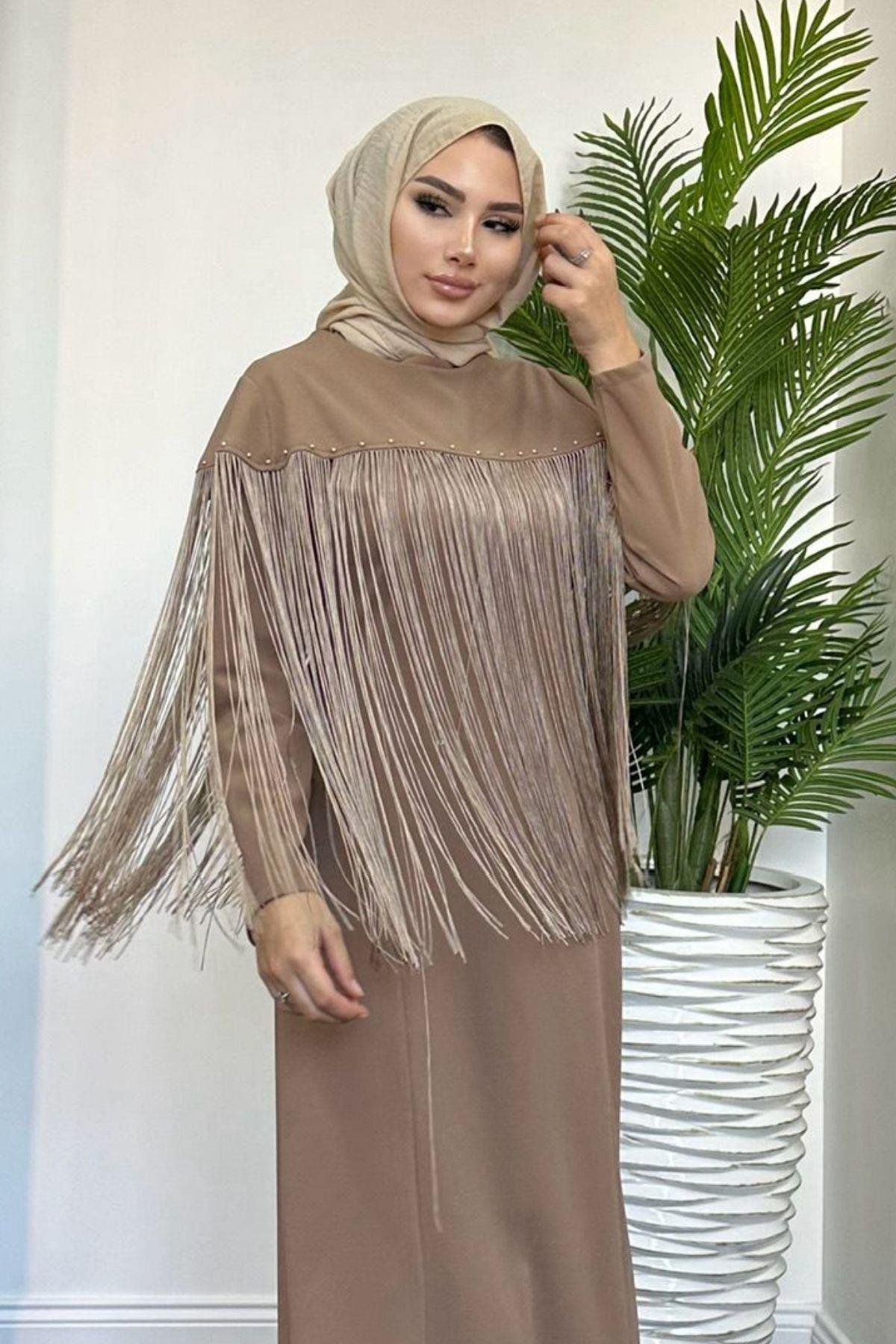 Püskül Detay Elbise Taş, Fiyatları 