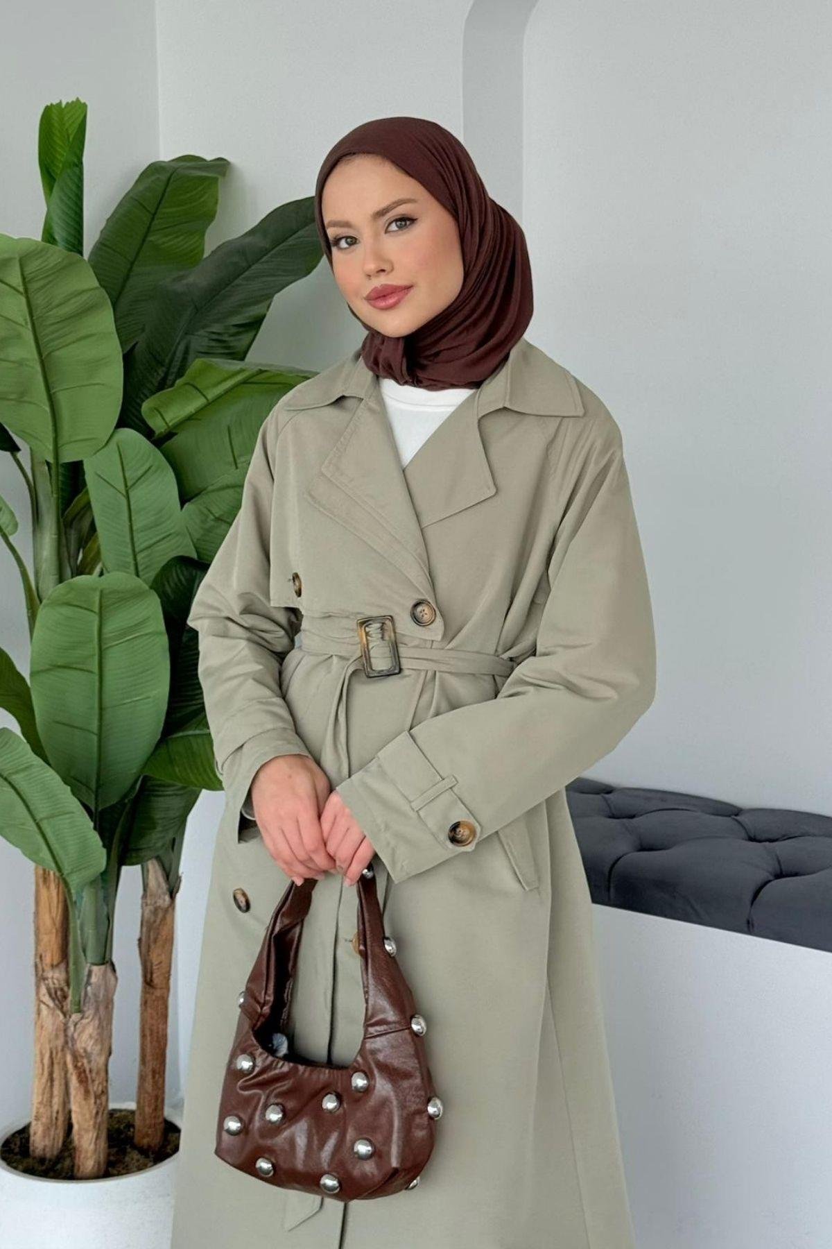 Quup Düğmeli Trenç Mint, Fiyatları 