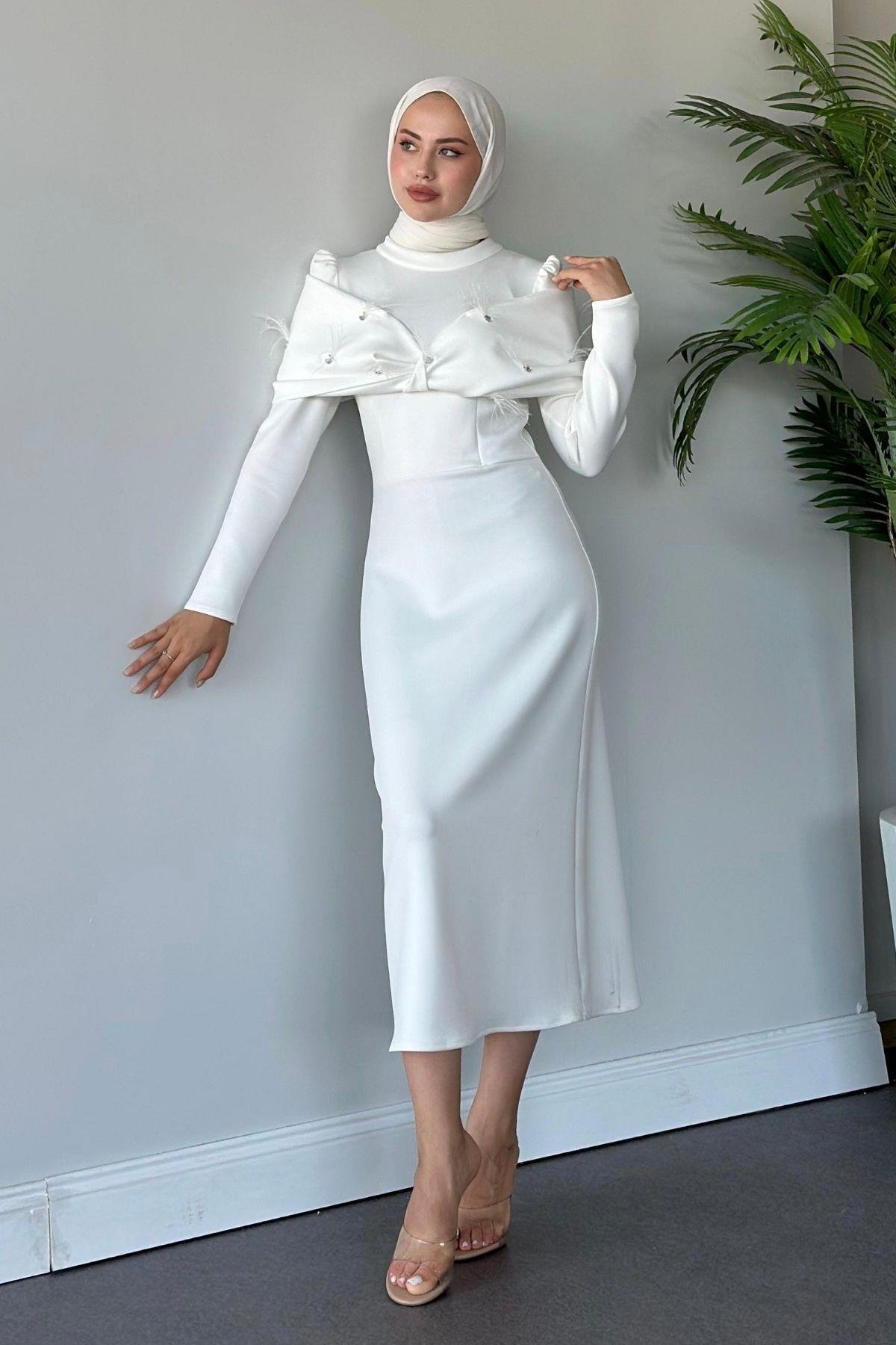 Rehal Scuba Abiye Beyaz, Fiyatları 