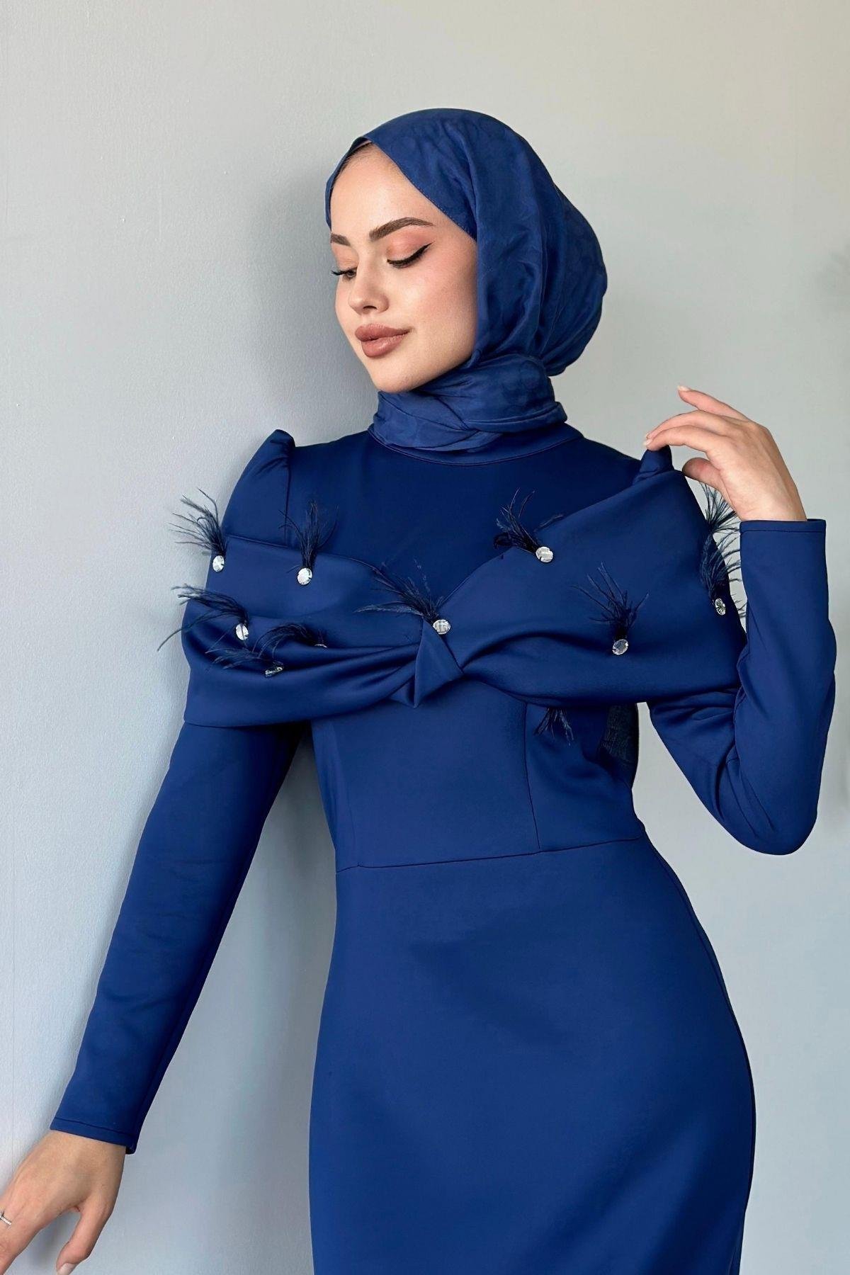 Rehal Scuba Abiye Lacivert, Fiyatları 