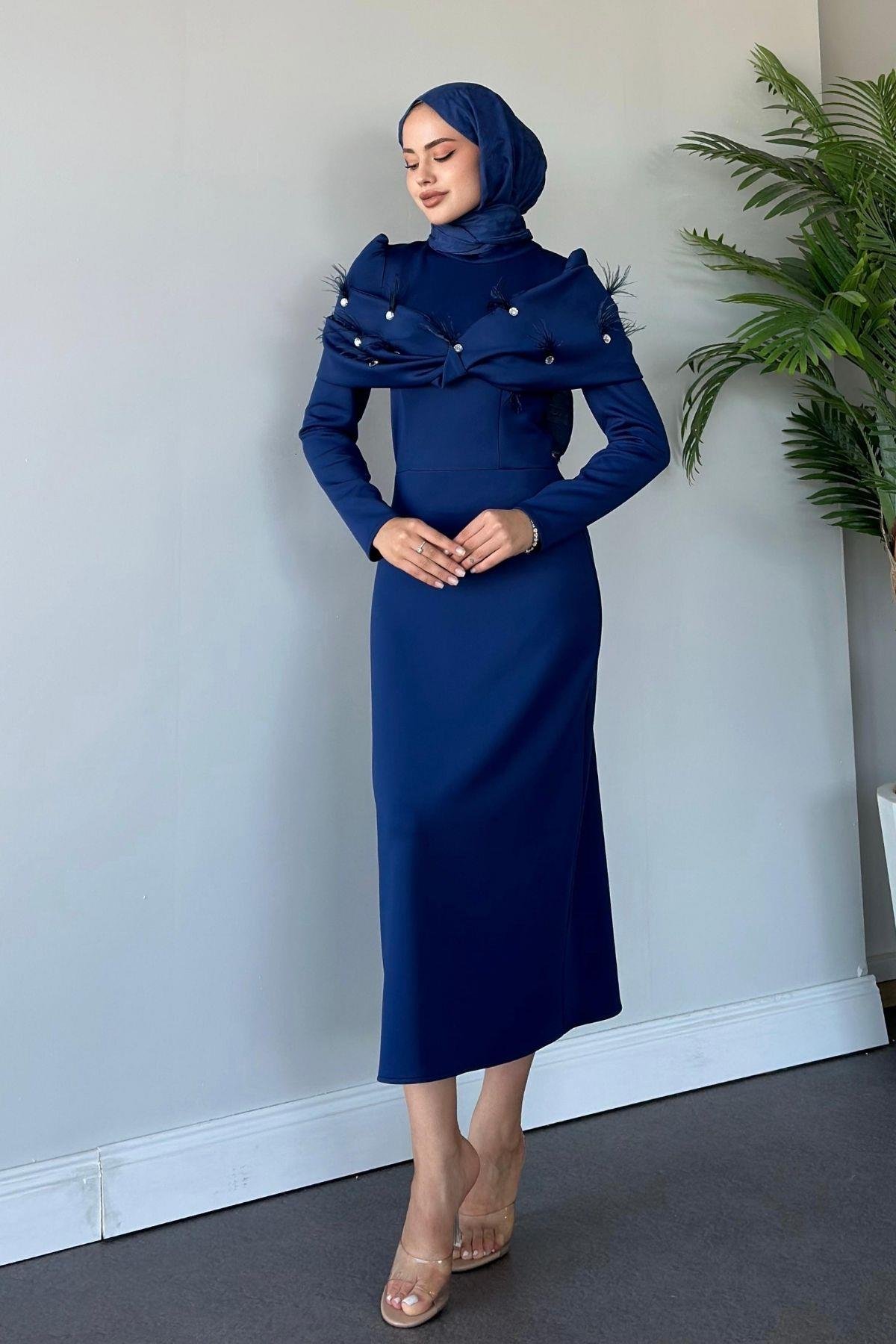 Rehal Scuba Abiye Lacivert, Fiyatları 