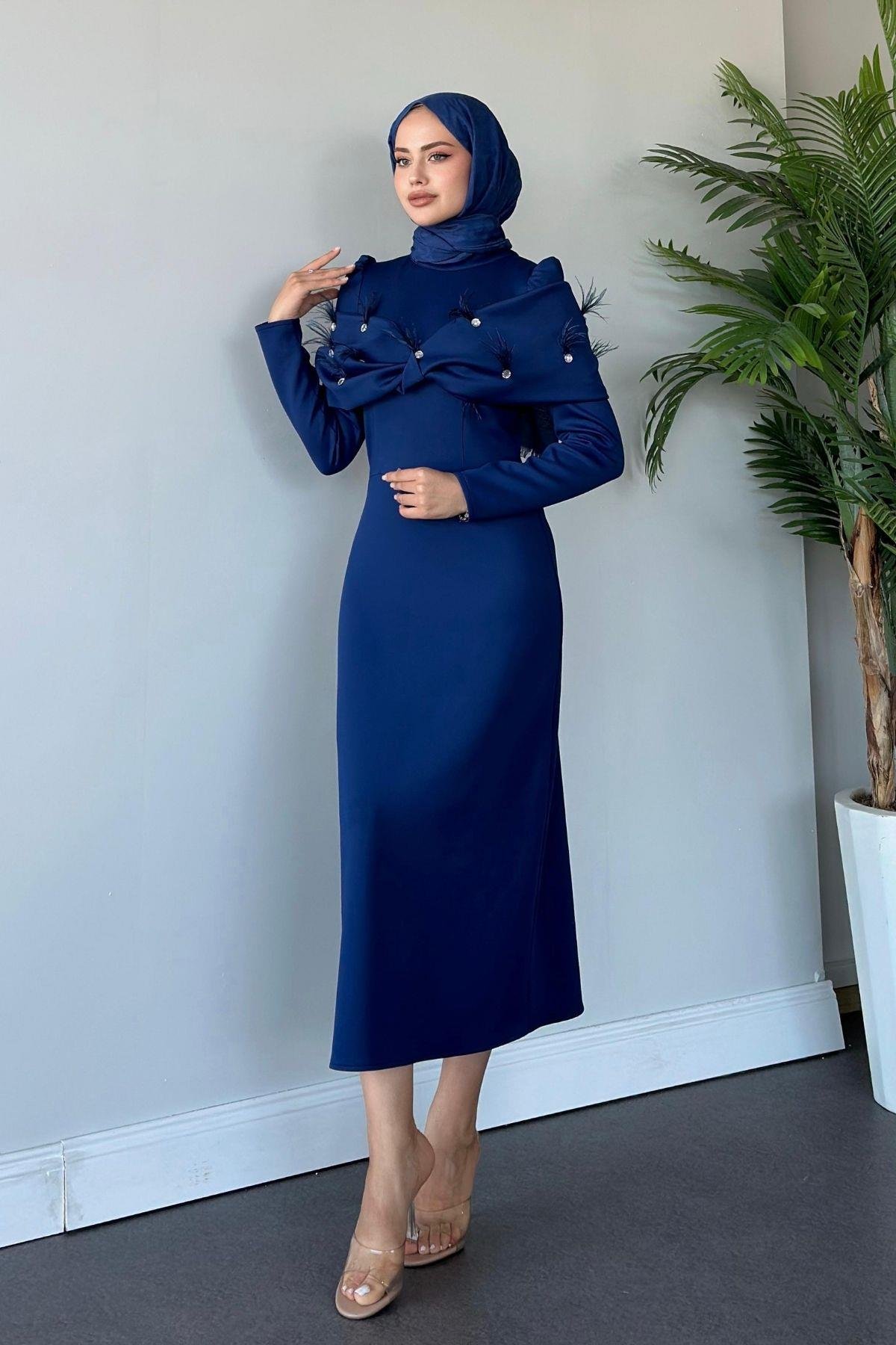 Rehal Scuba Abiye Lacivert, Fiyatları 