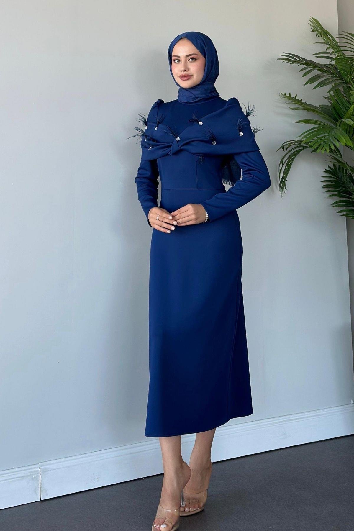 Rehal Scuba Abiye Lacivert, Fiyatları 