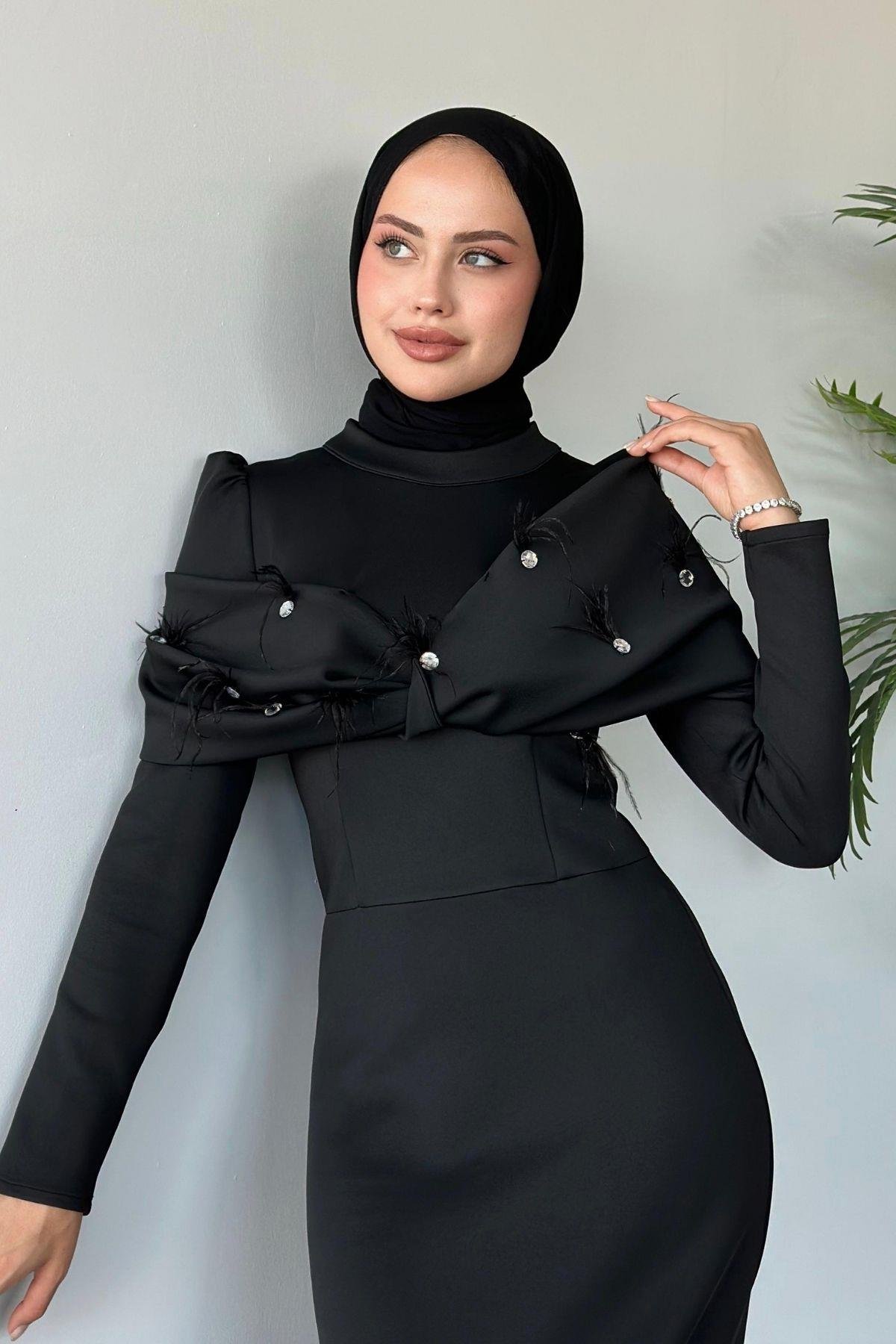 Rehal Scuba Abiye Siyah, Fiyatları 