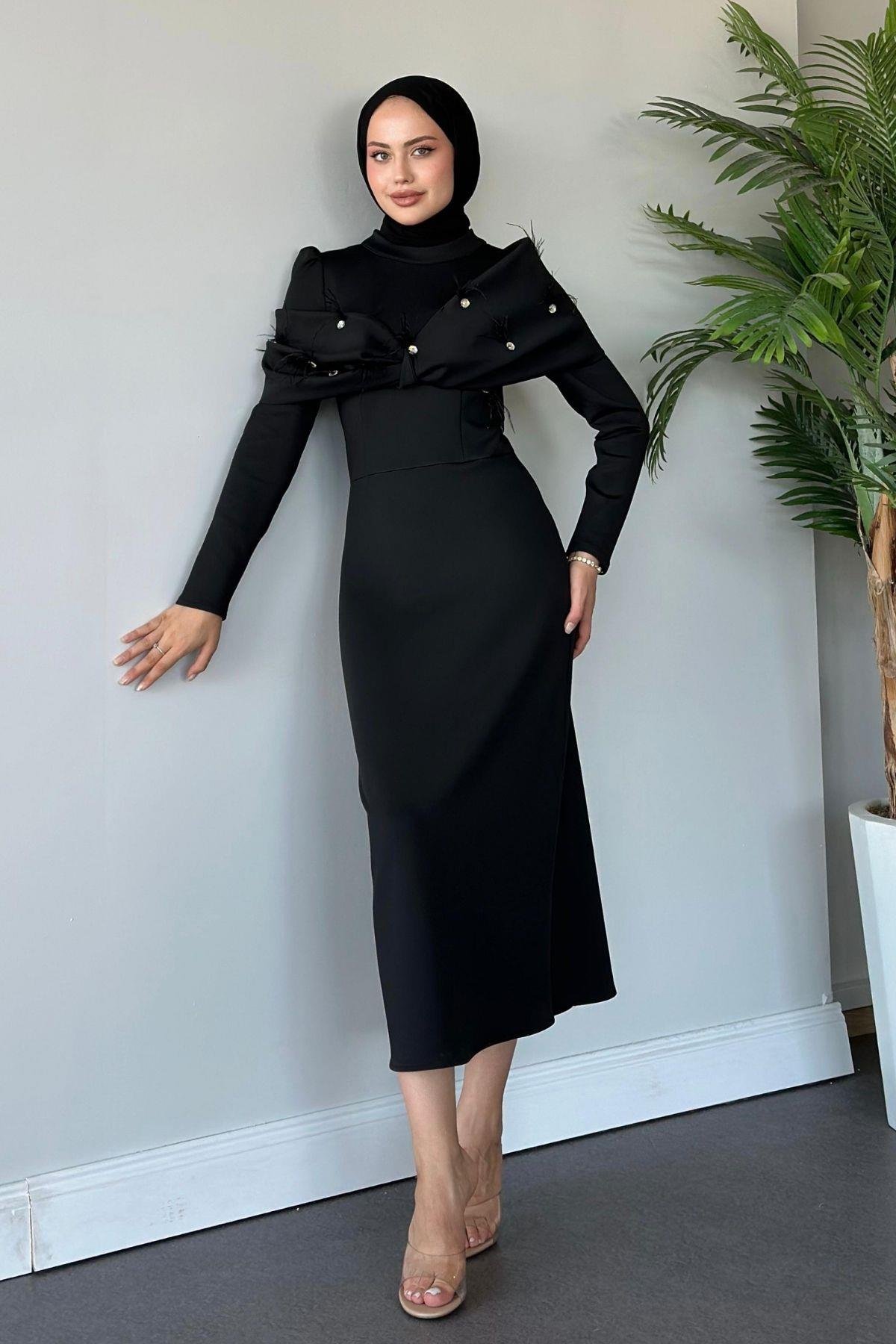 Rehal Scuba Abiye Siyah, Fiyatları 