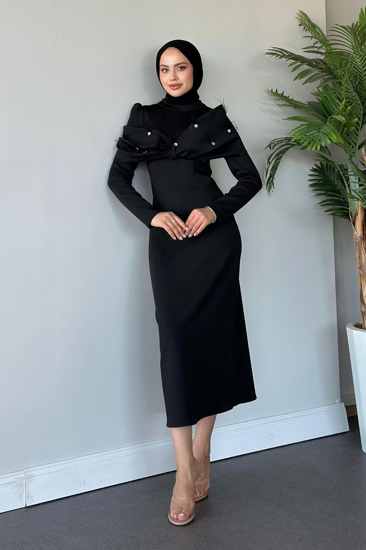 Rehal Scuba Abiye Siyah, Fiyatları 