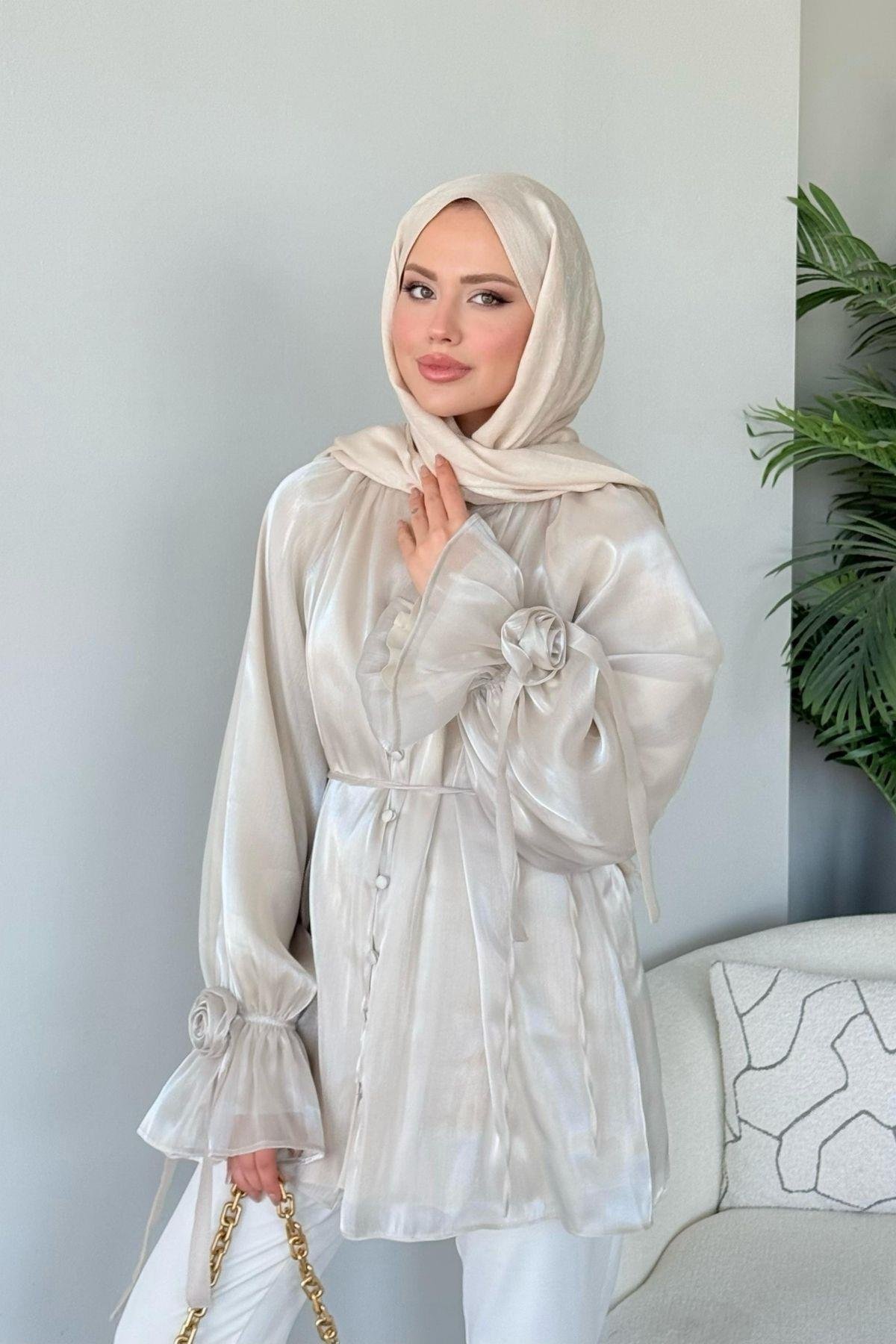 Reian Organze Kap Bej, Fiyatları Reian Organze Kap Bej- Haza Moda 