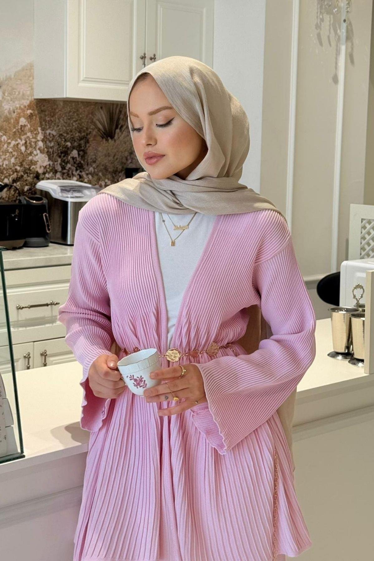 Rio Merserize Pantolonu Takım Pembe, Fiyatları Rio Merserize Pantolonu Takım Pembe- Haza Moda 