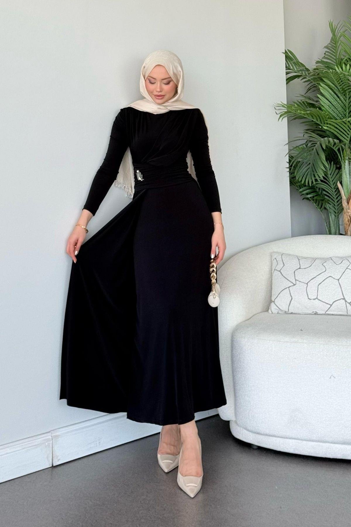 Rixsos Sandy Elbise Siyah, Fiyatları Rixsos Sandy Elbise Siyah- Haza Moda 