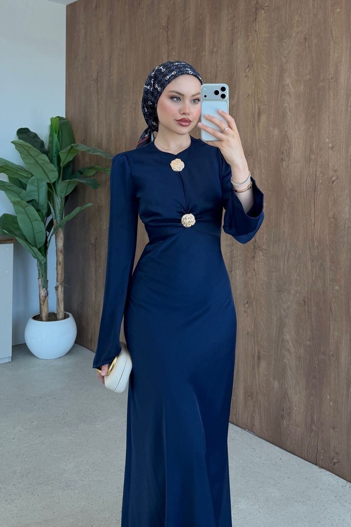 Rosalie Saten Abiye Lacivert, Fiyatları Rosalie Saten Abiye Lacivert | Haza Moda