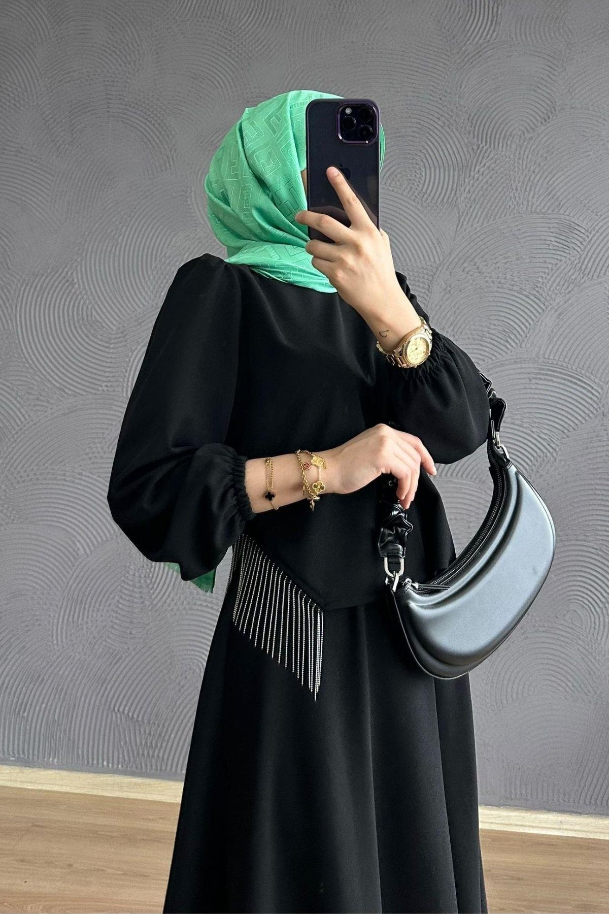 Roza Etekli Takım Siyah, Fiyatları 