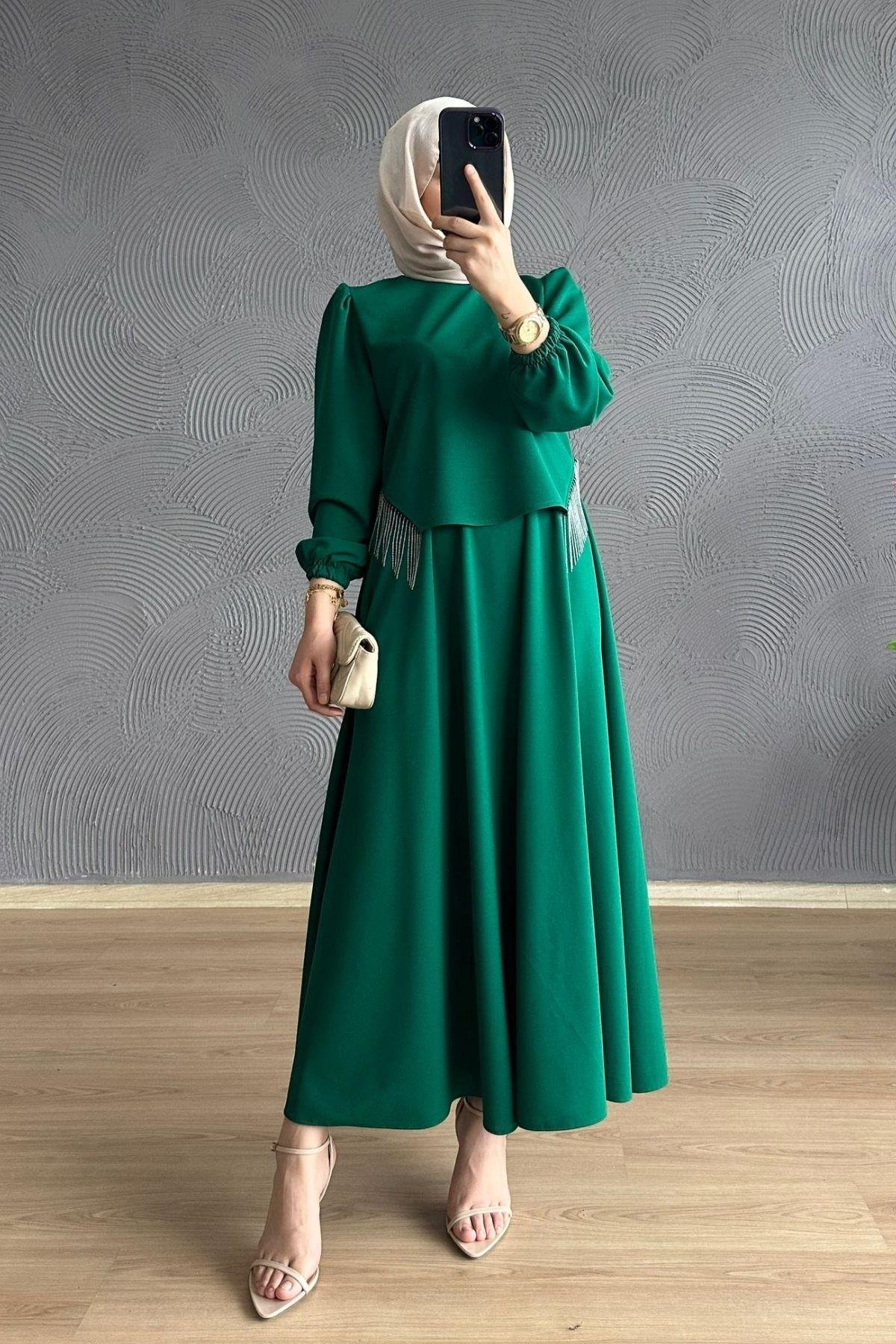 Roza Etekli Takım Yeşil, Fiyatları 