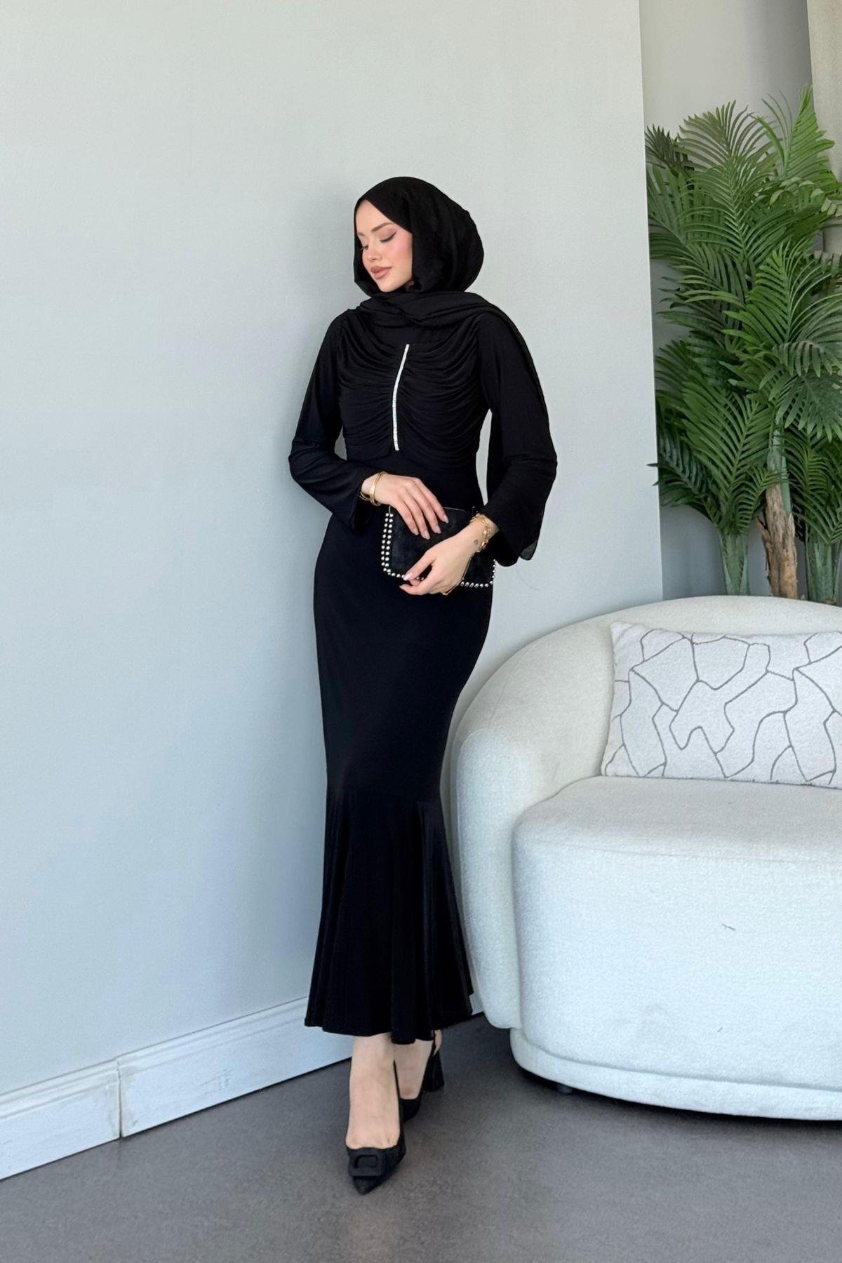 Rüveyda Sandy Elbise Siyah, Fiyatları Rüveyda Sandy Elbise Siyah