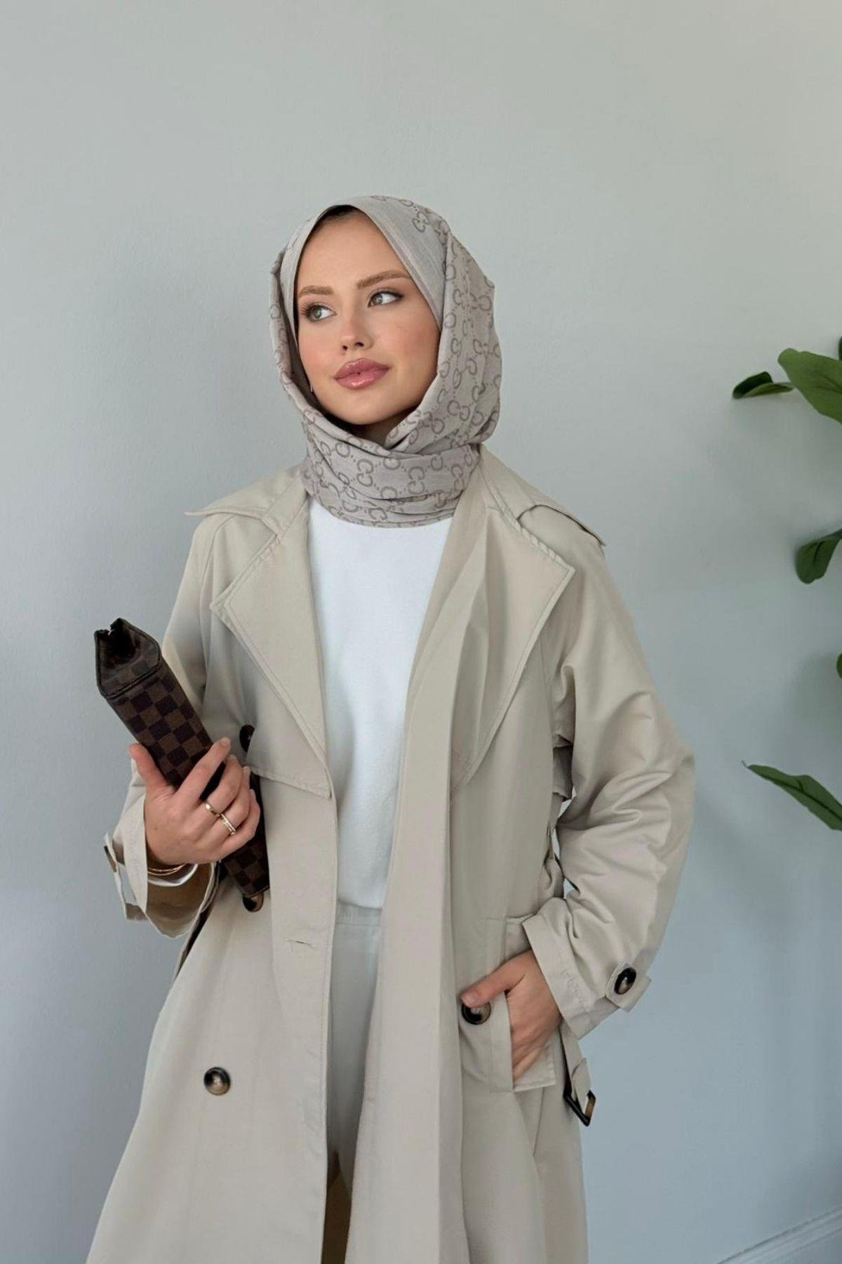 Rüzgarlık Trençkot Bej, Fiyatları Rüzgarlık Trençkot Bej- Haza Moda 