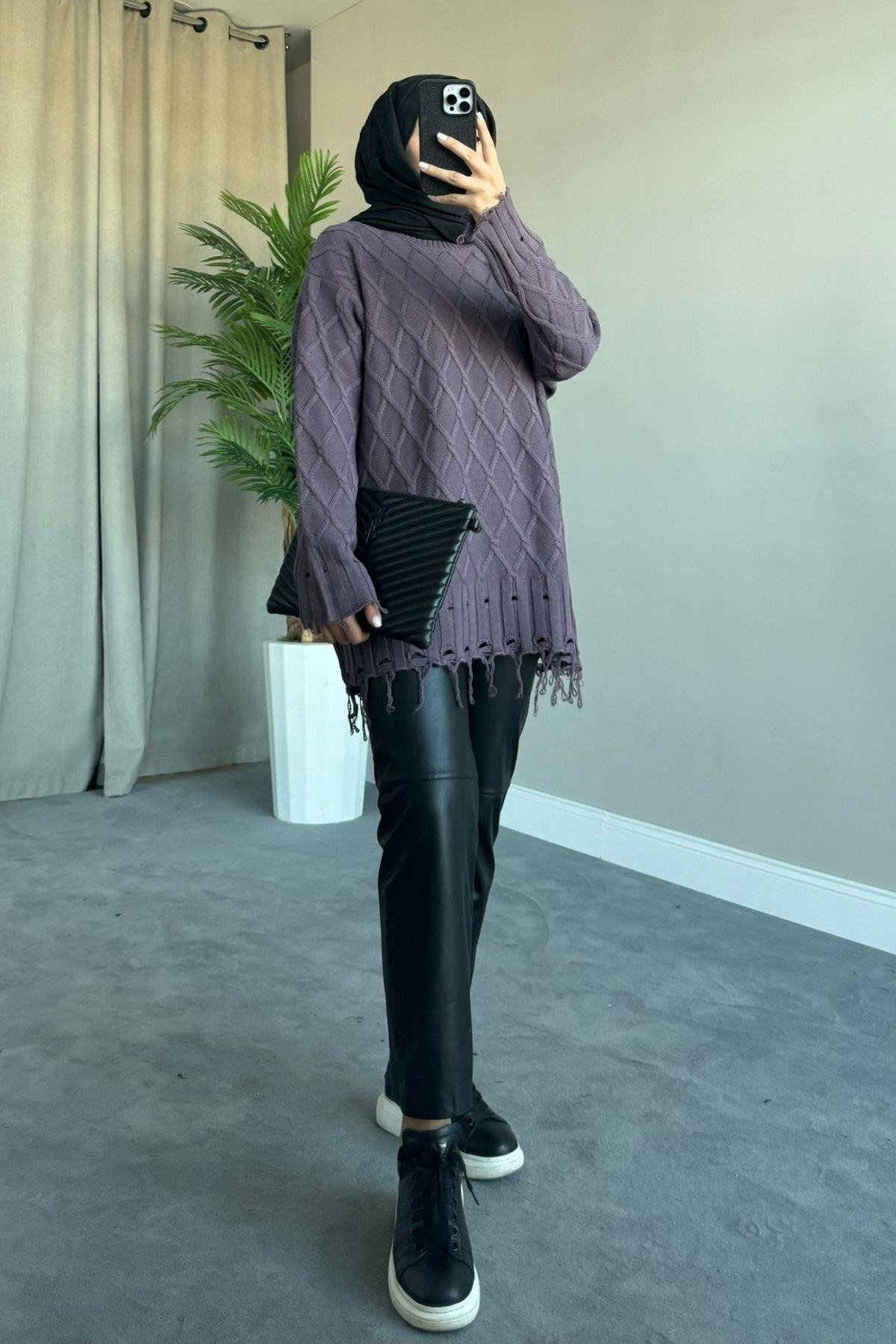 Saçaklı Baklava Kazak Mürdüm, Fiyatları 