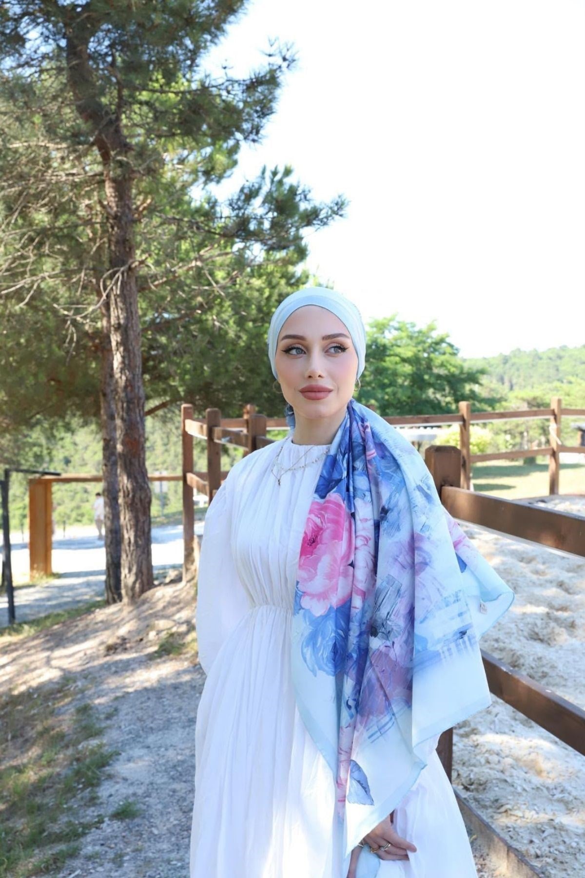 Şakayık Aqua Soft Şal Mavi, Fiyatları 