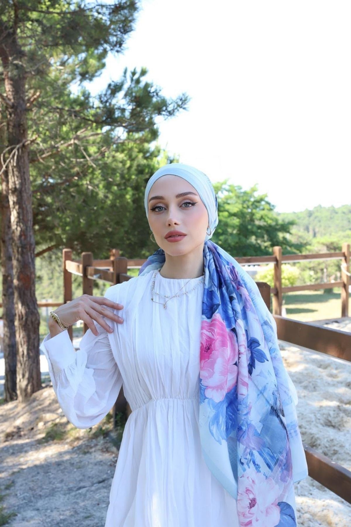 Şakayık Aqua Soft Şal Mavi, Fiyatları 