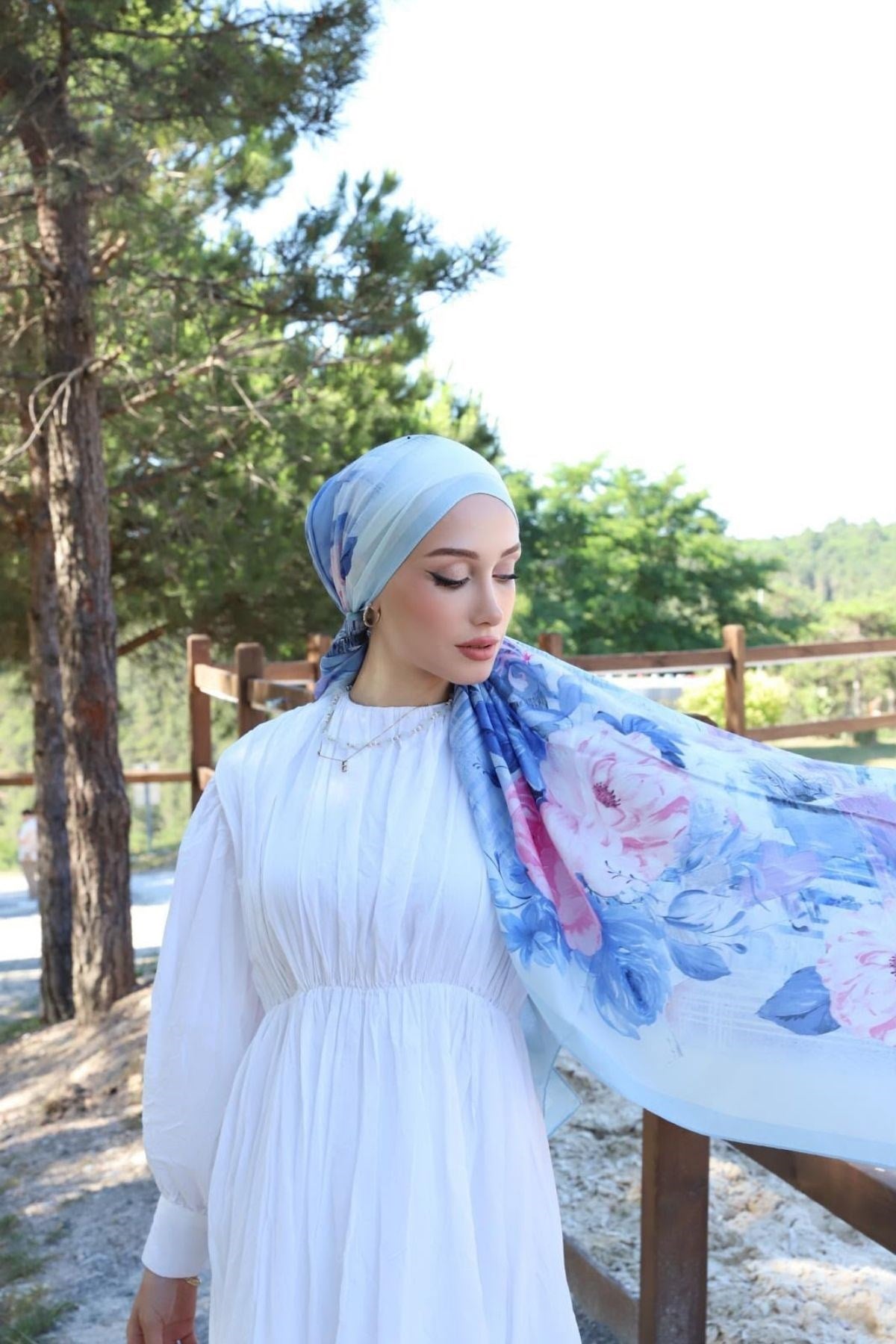 Şakayık Aqua Soft Şal Mavi, Fiyatları 