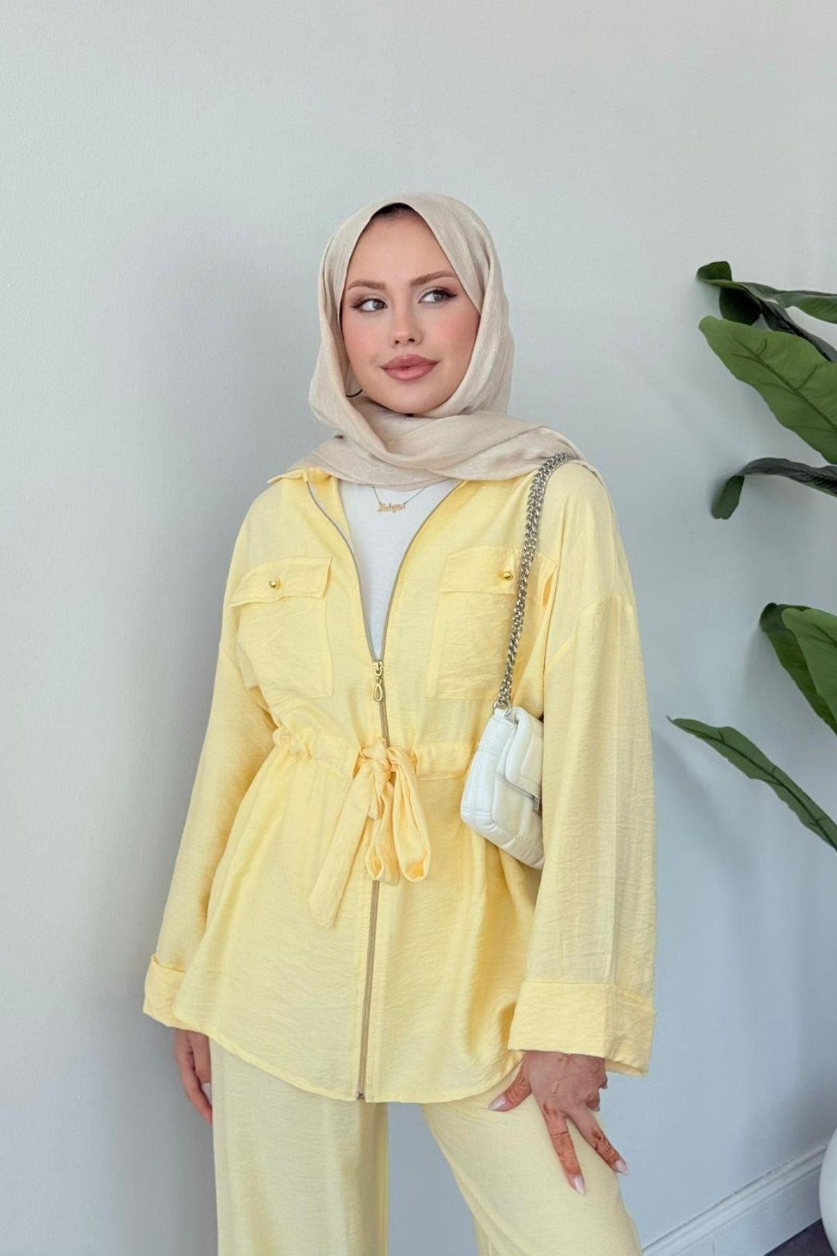 Şakayık Takım Sarı, Fiyatları Şakayık Takım Sarı- Haza Moda 