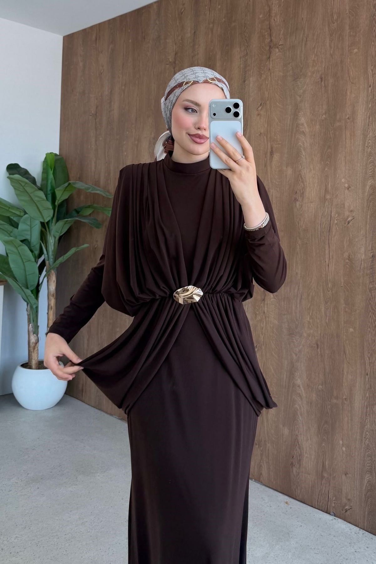 Sandy Lotus Elbise Kahve, Fiyatları Sandy Lotus Elbise Kahve| Haza Moda