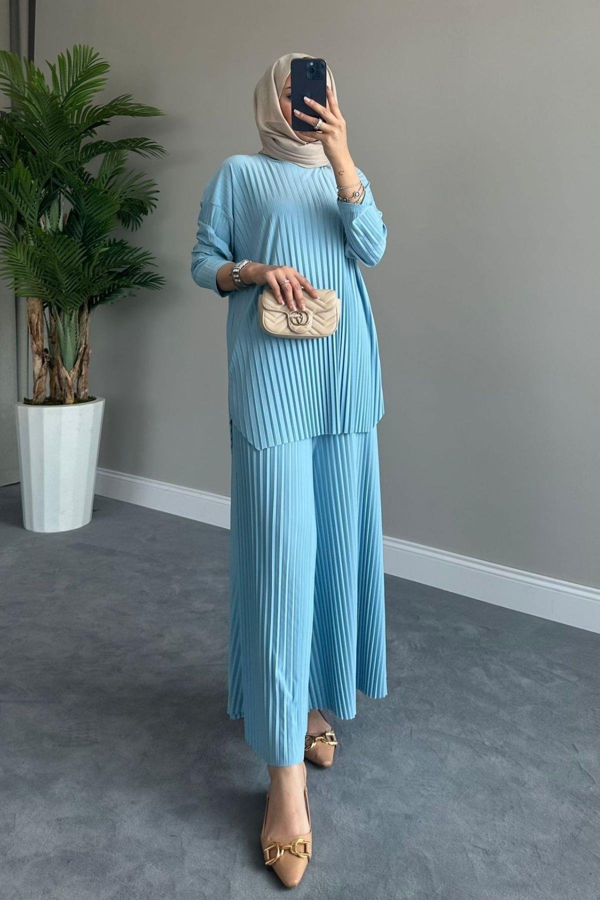 Sandy Takım Pilisoley Bebemavi, Fiyatları Sandy Takım Pilisoley Bebemavi – Haza Moda | Tesettür Giyim