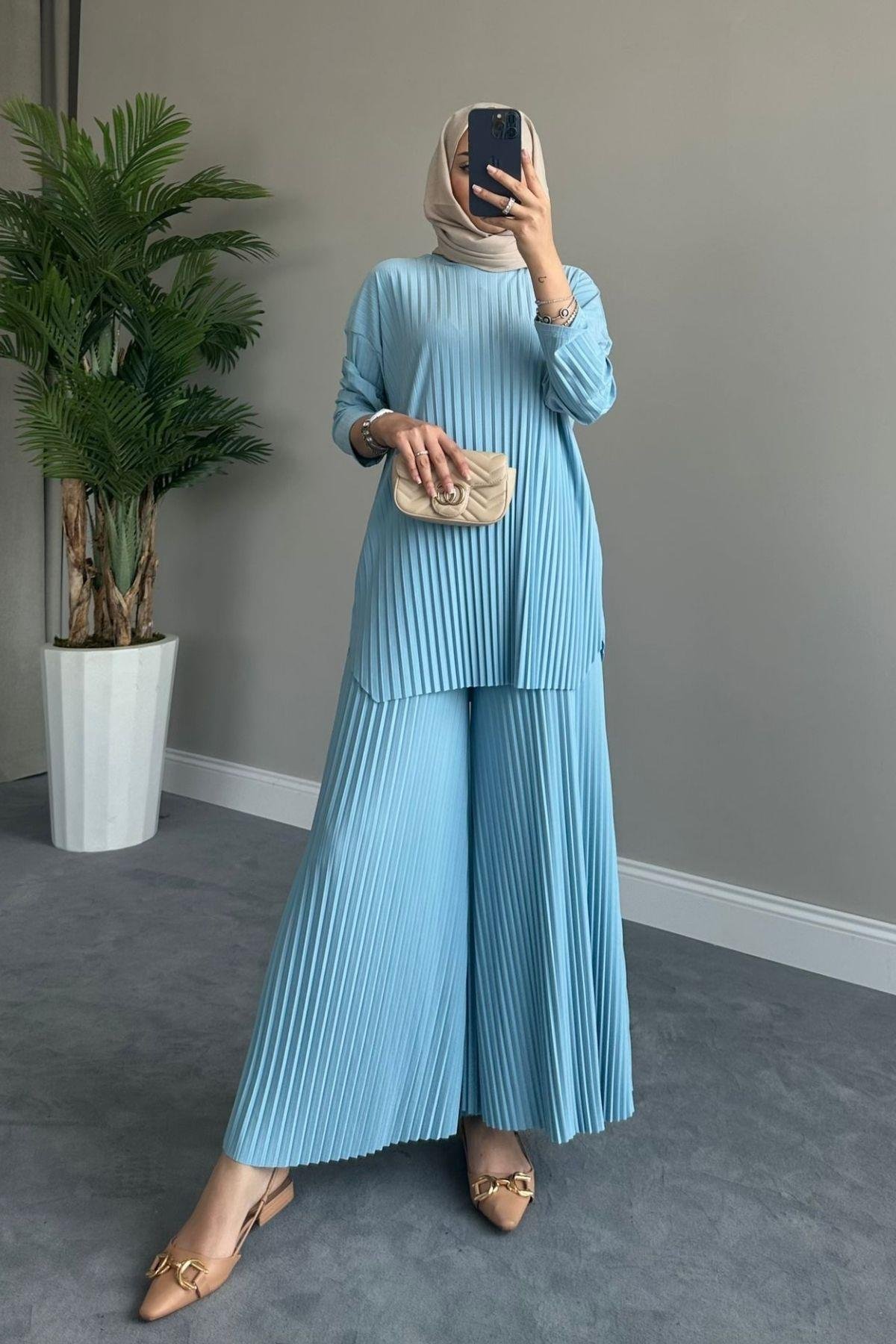 Sandy Takım Pilisoley Bebemavi, Fiyatları Sandy Takım Pilisoley Bebemavi – Haza Moda | Tesettür Giyim