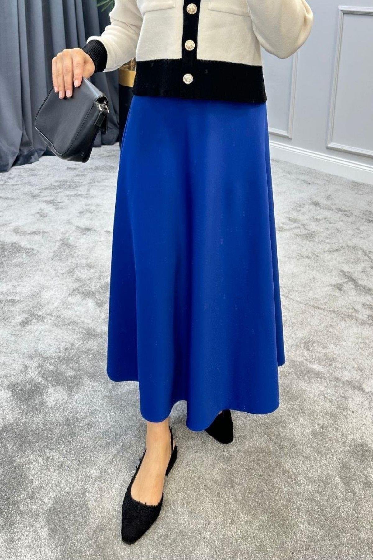 Scuba Etek Saks, Fiyatları Scuba Etek Saks – Haza Moda | Tesettür Giyim