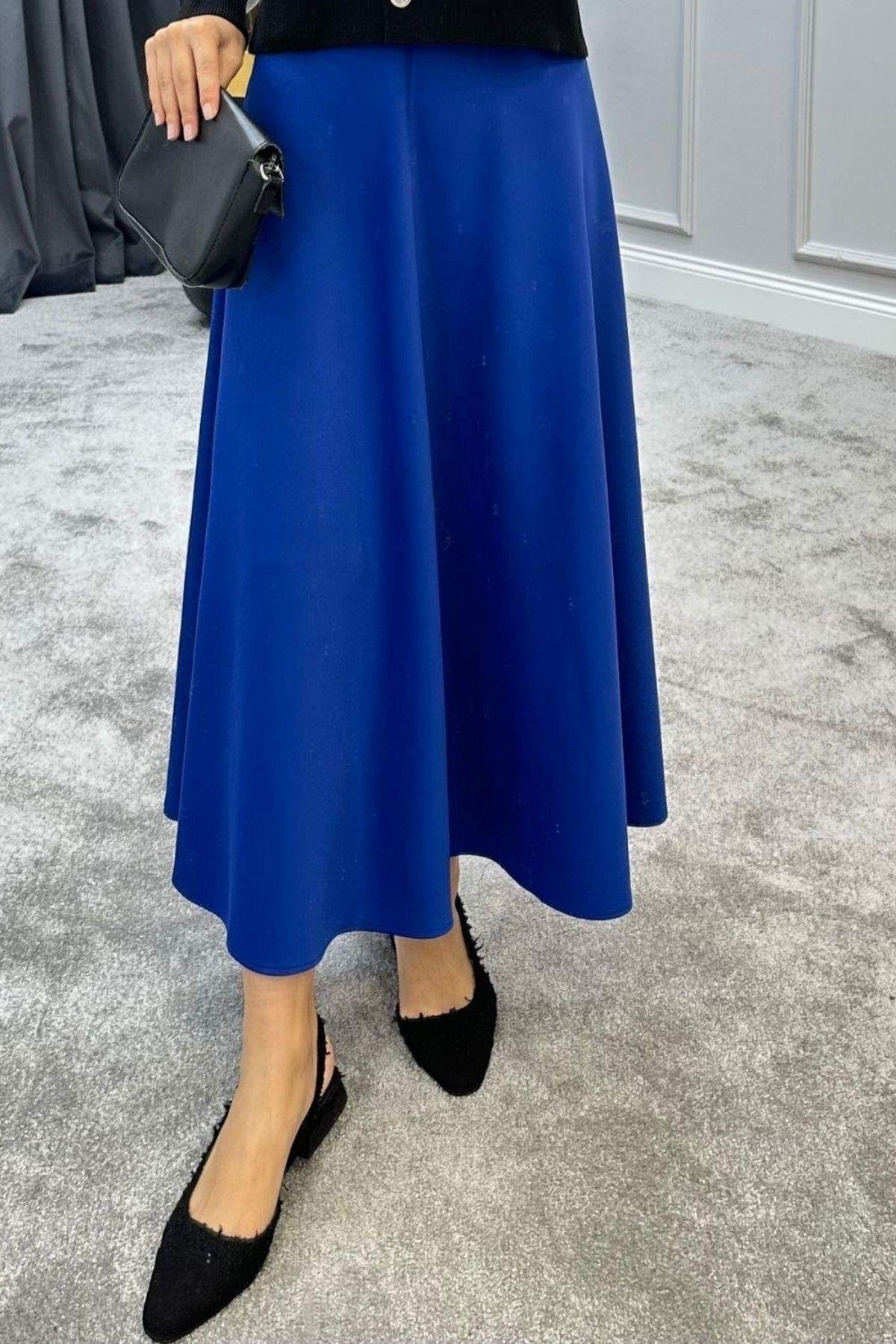 Scuba Etek Saks, Fiyatları Scuba Etek Saks – Haza Moda | Tesettür Giyim