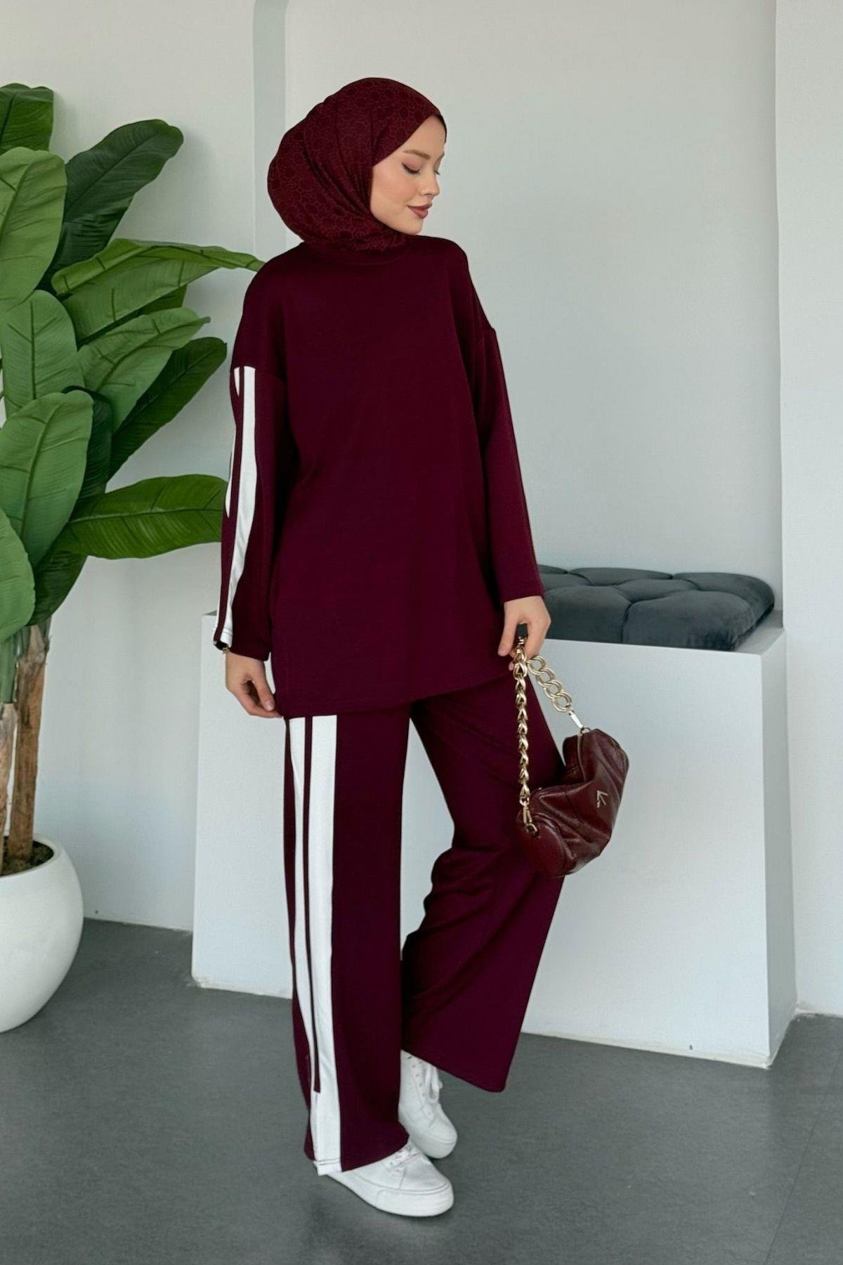 Şeritli Spor Takım Bordo, Fiyatları 